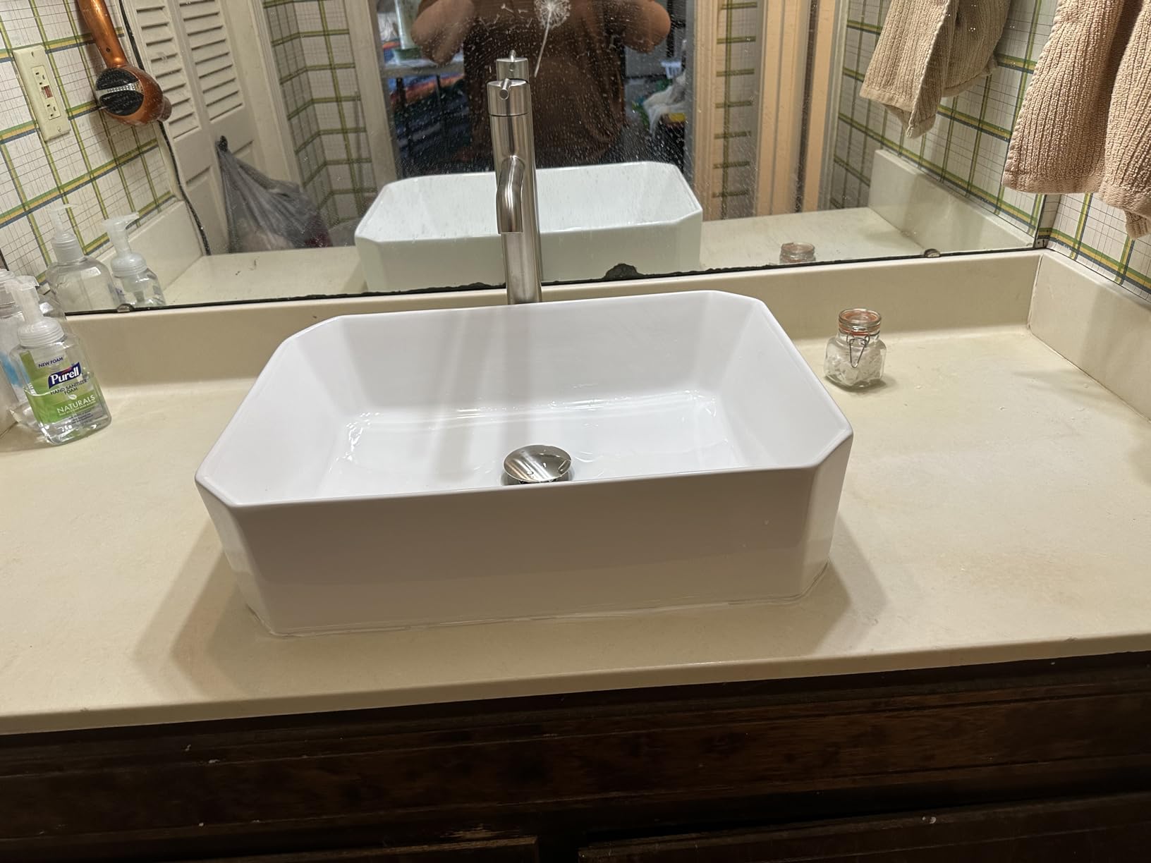 Delta Trinsic Vessel Sink Chrome Bathroom Faucet 1 Hole Single Hole Bathroom Sink Faucet for Vanity Chrome 759-DST customer photo 1