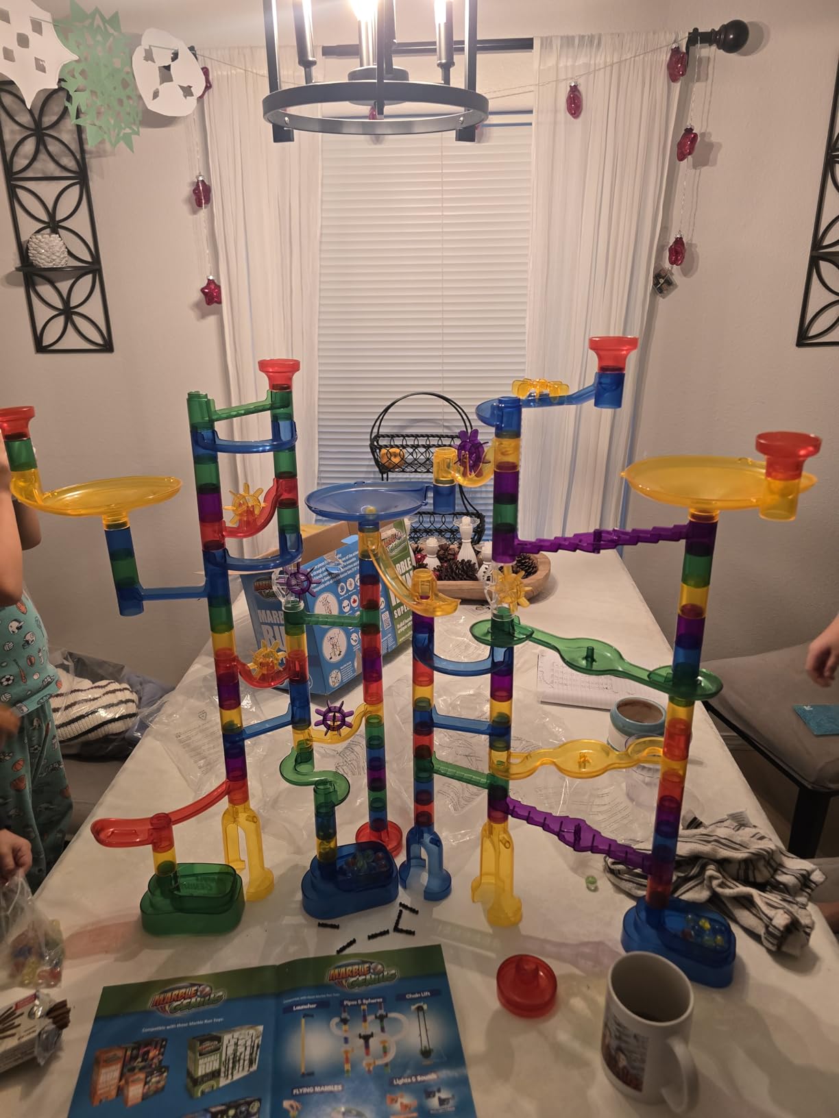 Marble Genius Marble Run Super Set, STEM Toys & Maze Construction Building - 150 Translucent Track Pieces & Glass Marble for Family, Kids Toddlers Ages 4-8 - Fun Holiday Creative Gifts customer photo 2
