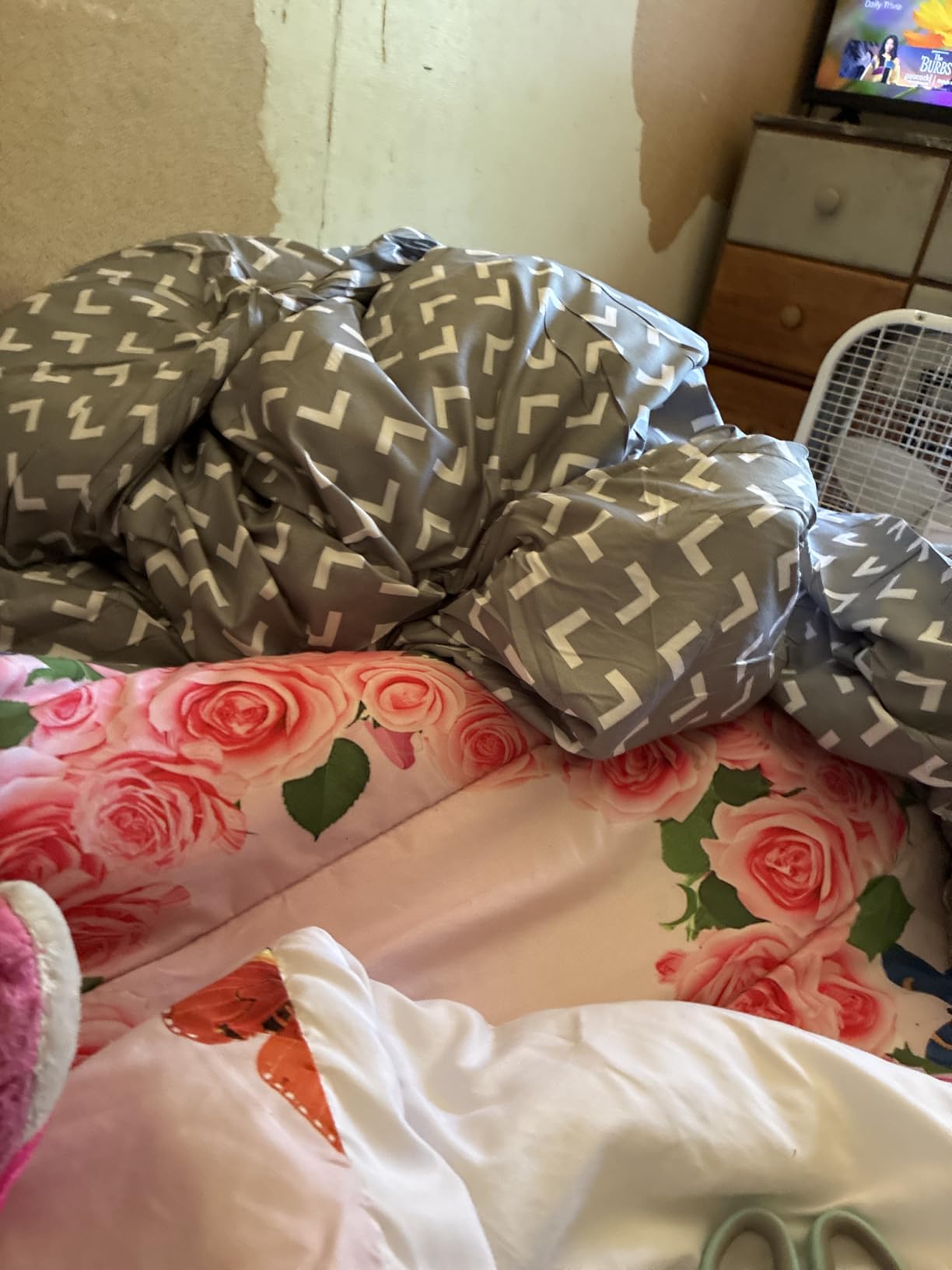 Queen Comforter Set 3 Piece Grey by Utopia Bedding, Printed Comforters Queen Size, Bedding Comforters Sets, Down Alternative Soft Bed Set, 1 Comforter (88 x 88 inches) 2 Pillow Shams (20 x 26 inches) customer photo 1