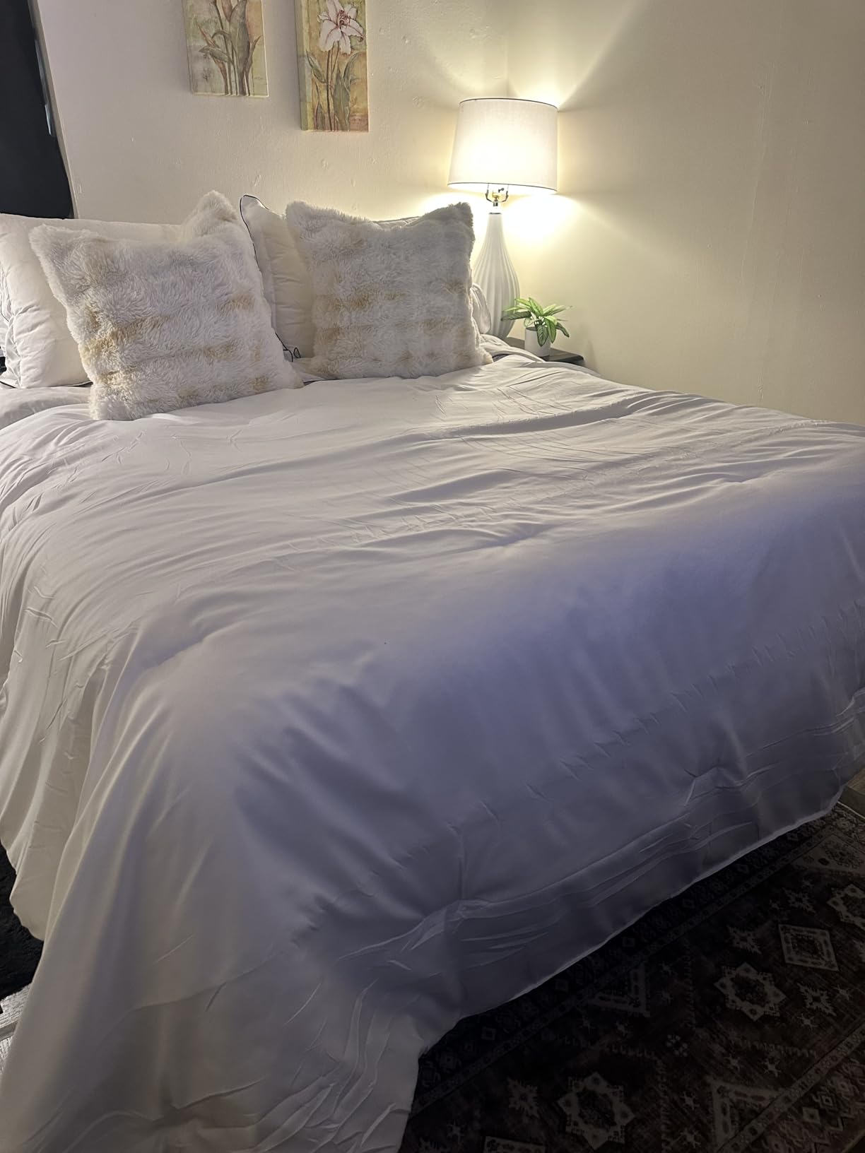 Queen Comforter Set 3 Piece Grey by Utopia Bedding, Printed Comforters Queen Size, Bedding Comforters Sets, Down Alternative Soft Bed Set, 1 Comforter (88 x 88 inches) 2 Pillow Shams (20 x 26 inches) customer photo 2