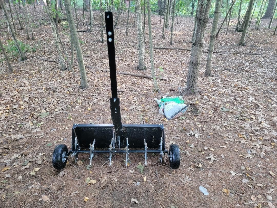 Agri-Fab 40 In Tow Behind Lawn Plug Aerator with 24 Galvanized Coring Knives and Universal Hitch customer photo 1