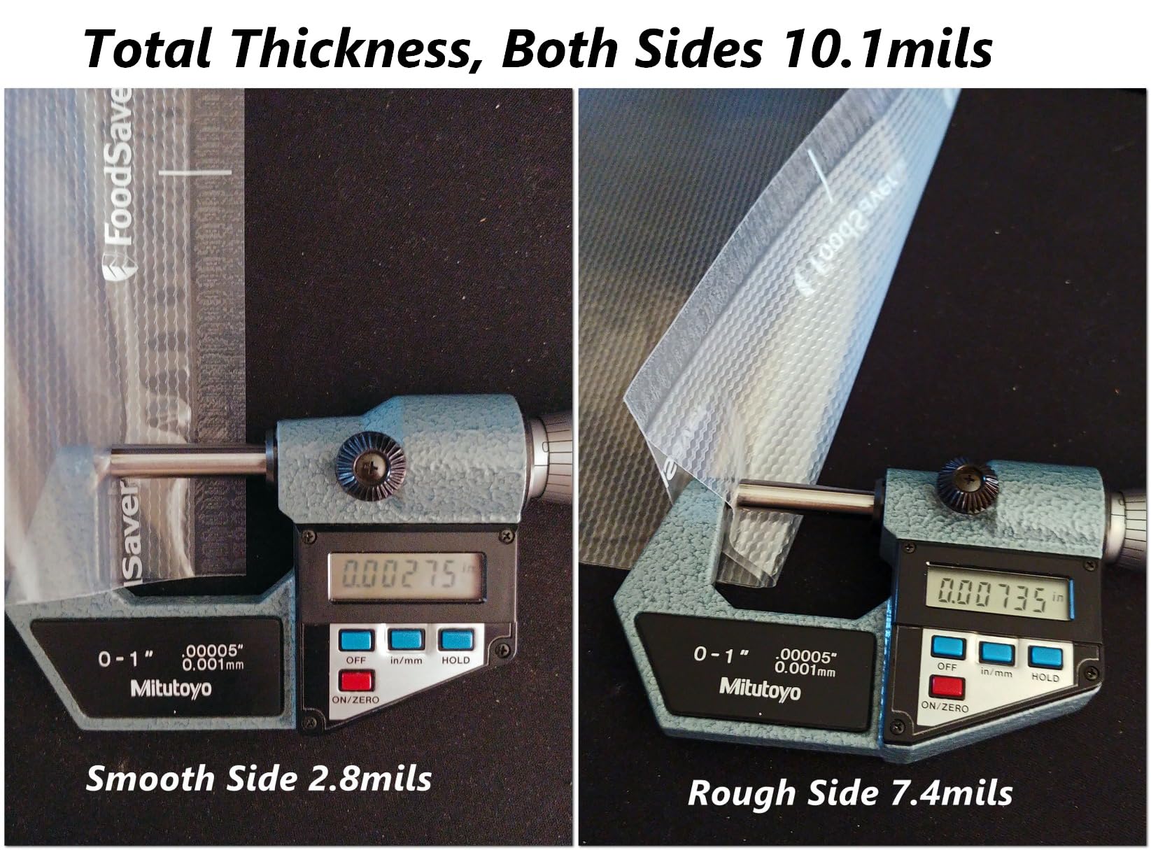 FoodSaver Custom Fit Vacuum Sealer Rolls, Airtight Food Storage and Sous Vide Rolls, BPA-Free, 11 x 16' (Pack of 3) customer photo 2