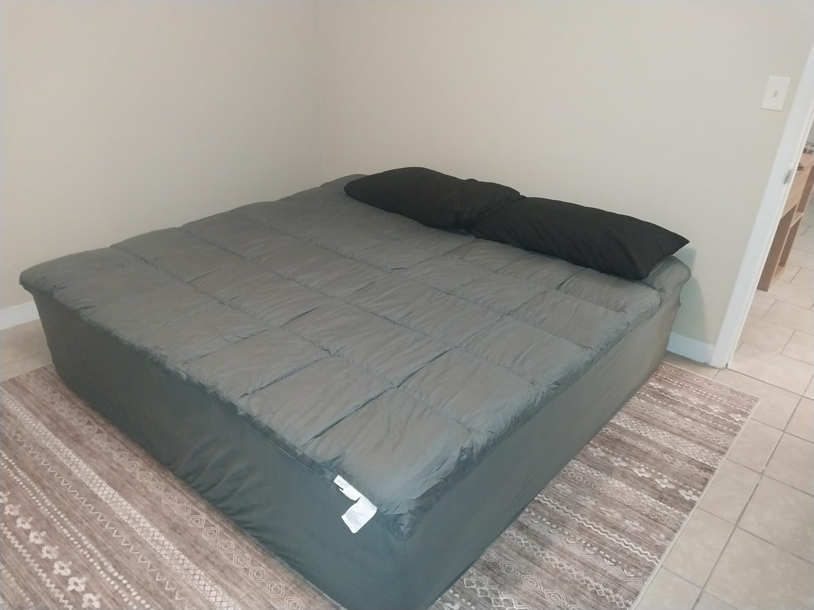 Lucid 3 Inch Memory Foam Mattress Topper, Queen Size - Cooling Gel Bed Topper - Pressure-Relieving Deep Plush Feel - Ventilated Breathable Design - CertiPur Certified - Dorm Room Essentials customer photo 1