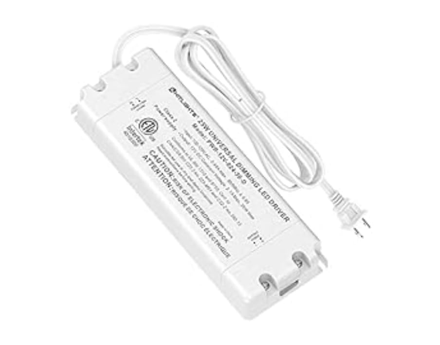 HitLights 25W Dimmable LED Driver Transformer, Power Supply 120V AC to 12V DC, Compatible with Lutron Leviton Dimmers, for LED Strip Lights, Constant Voltage LED Projects, ETL Listed customer photo 2