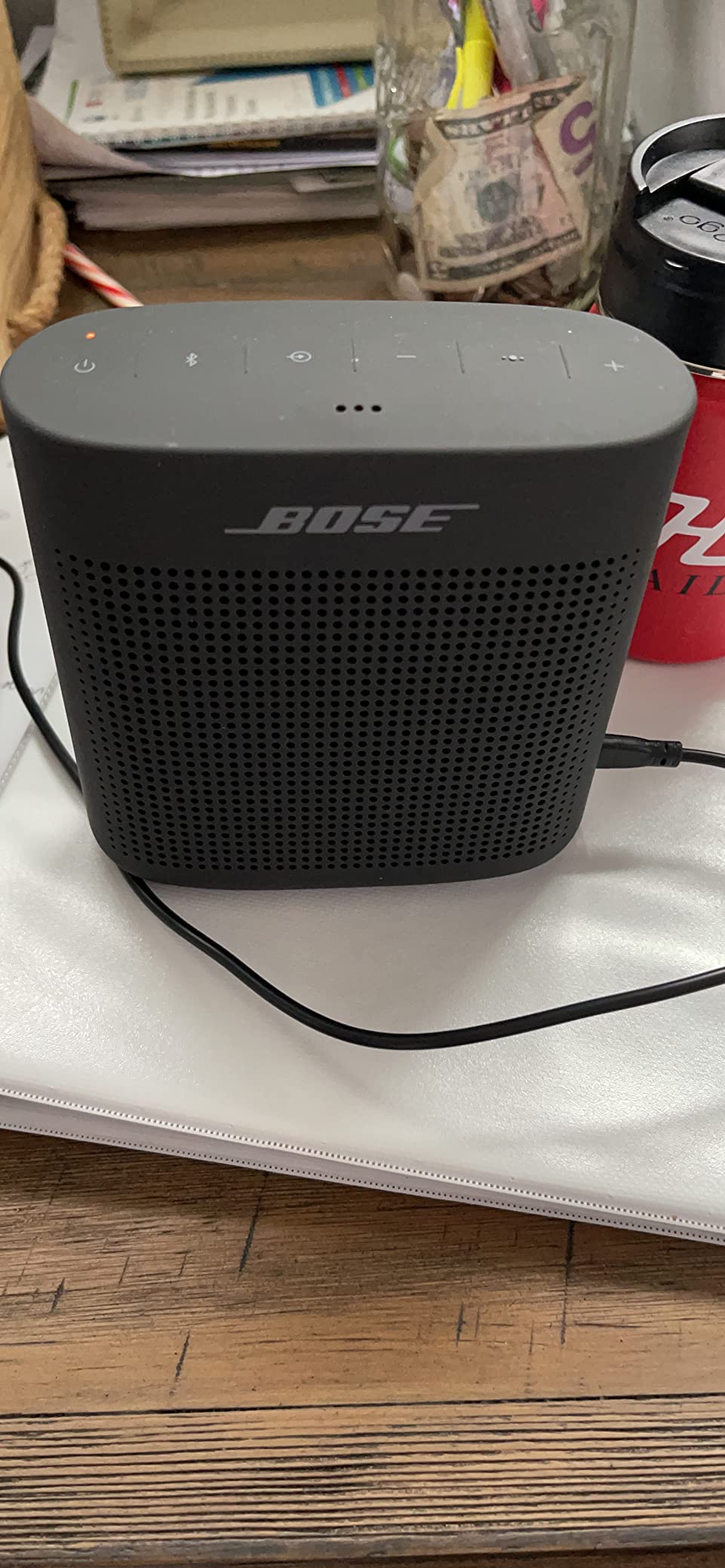 SoundLink Color II: Portable Bluetooth, Wireless Speaker with Microphone - Soft Black customer photo 2
