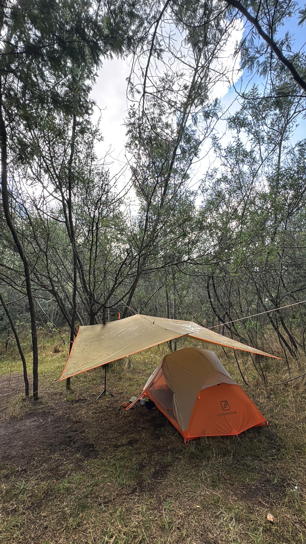 Free Soldier Waterproof Portable Tarp Multifunctional Outdoor Camping Traveling Awning Backpacking Tarp shelter Rain Tarp customer photo 2