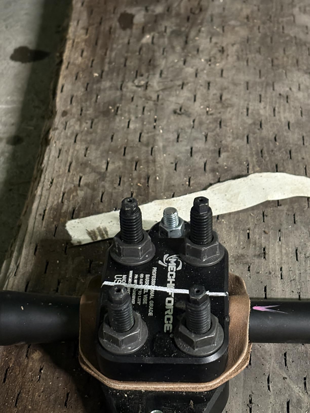 Professional Grade Heavy Duty Barrel Vise, Barrel Surface Protection Design customer photo 2