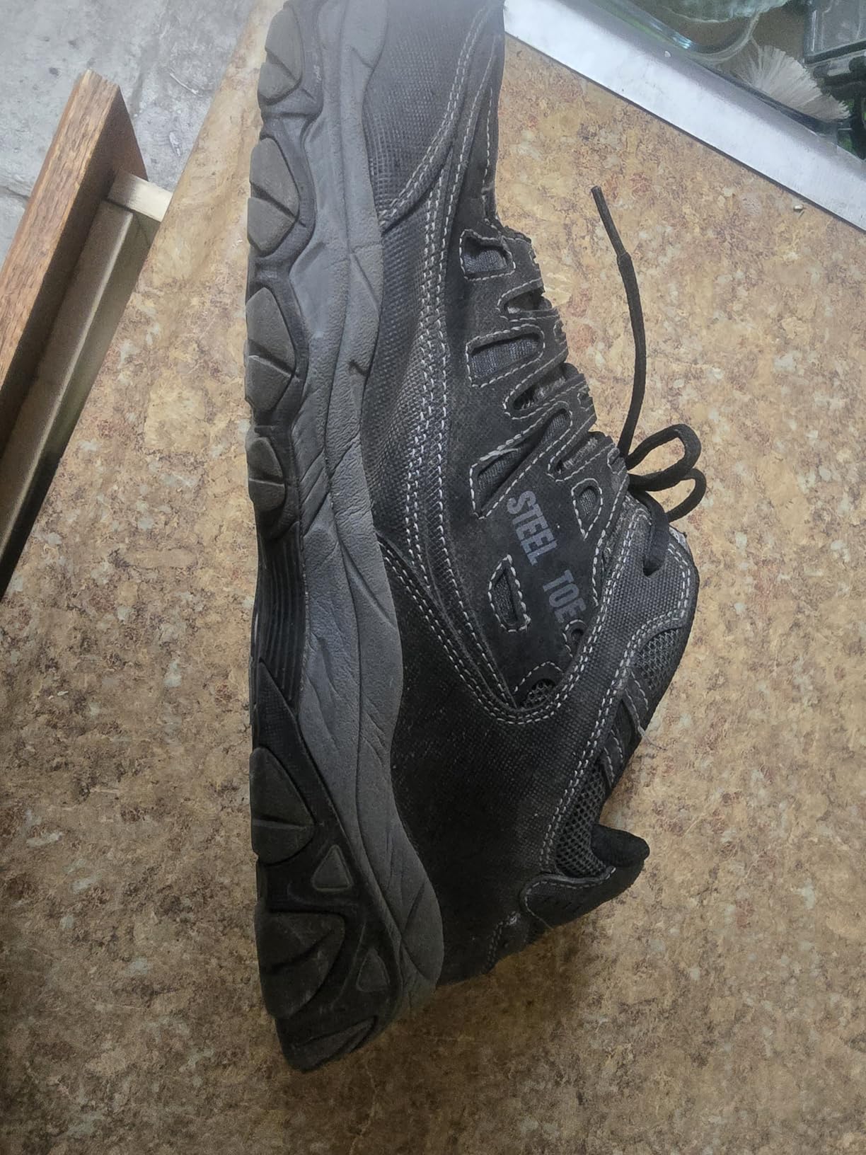 Skechers Men's Cankton Steel Toe Construction Shoe - Electrical Hazard Rated, Memory Foam customer photo 1