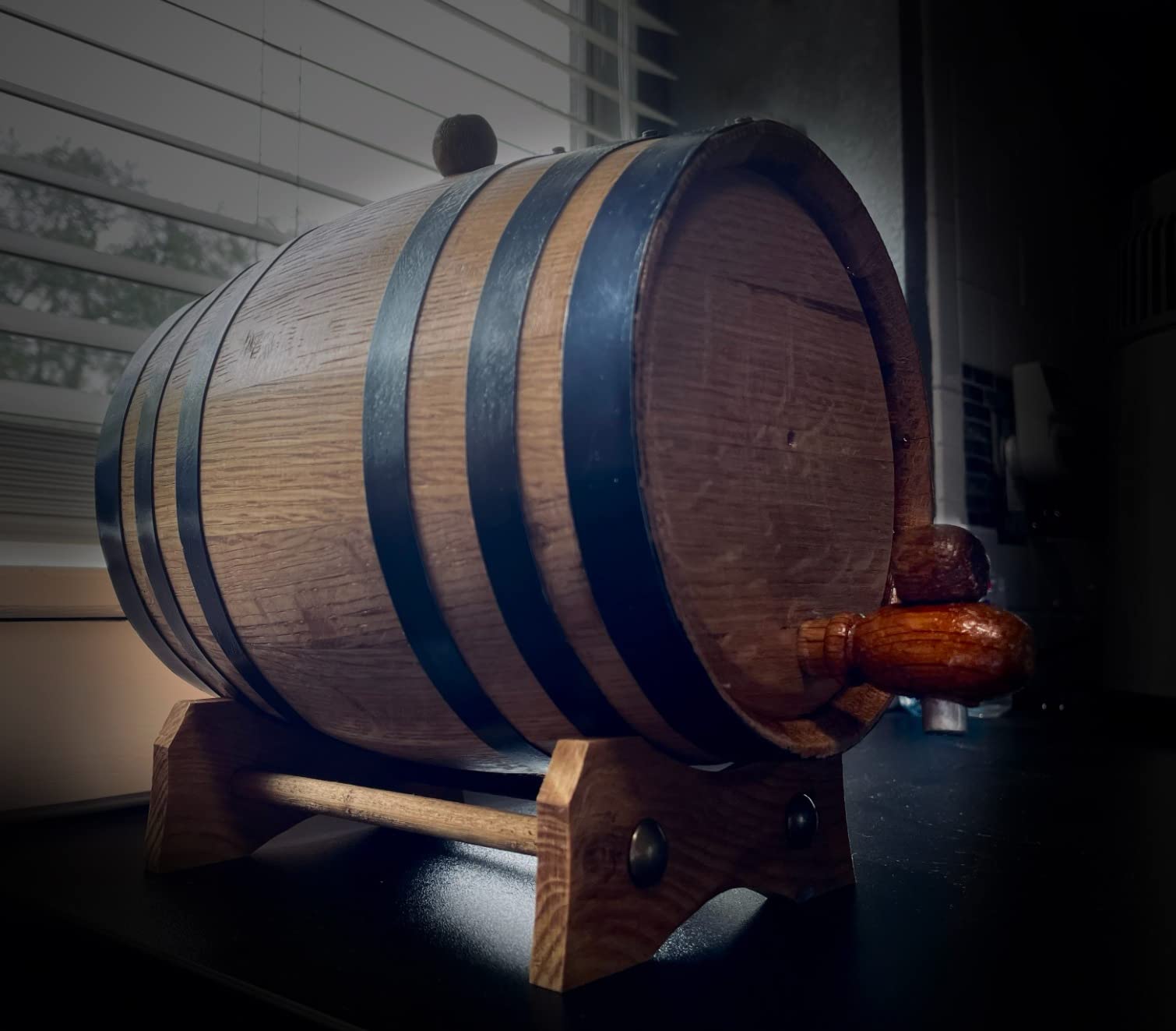 2 Liters American Oak Aging Whiskey Barrel | Handcrafted using American White Oak | Age your own Whiskey, Beer, Wine, Bourbon, Tequila, Hot Sauce & More customer photo 2