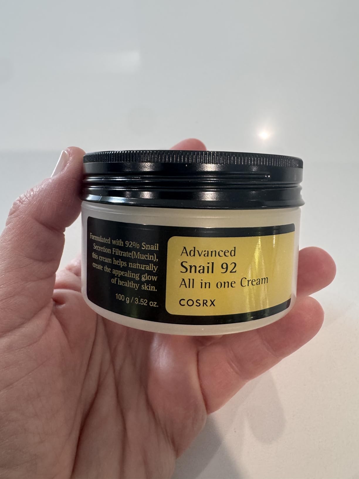 COSRX Snail Mucin 92% Face Moisturizer, 3.52 Oz, Lightweight Moisturing Cream for Soft, Glowy Skin, Korean Skin Care customer photo 2