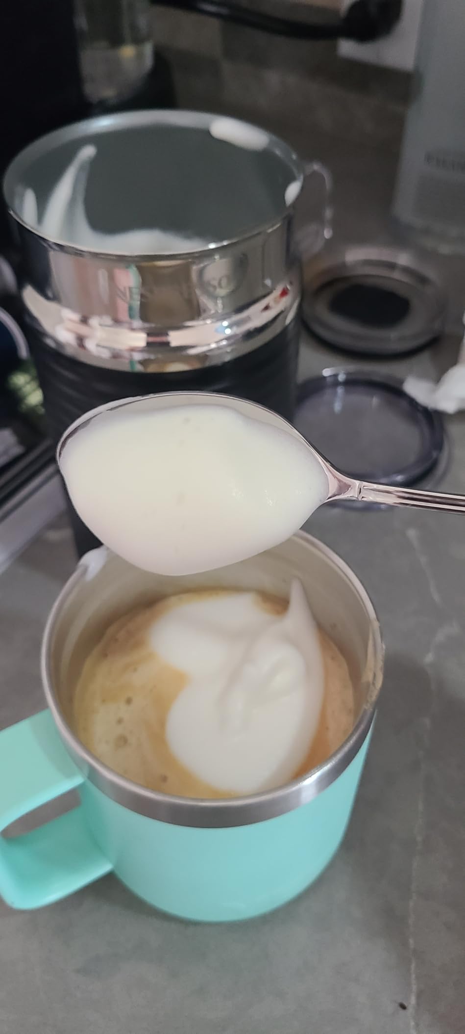 CitiZ Coffee and Espresso Machine by De'Longhi with Milk Frother, Black customer photo 1