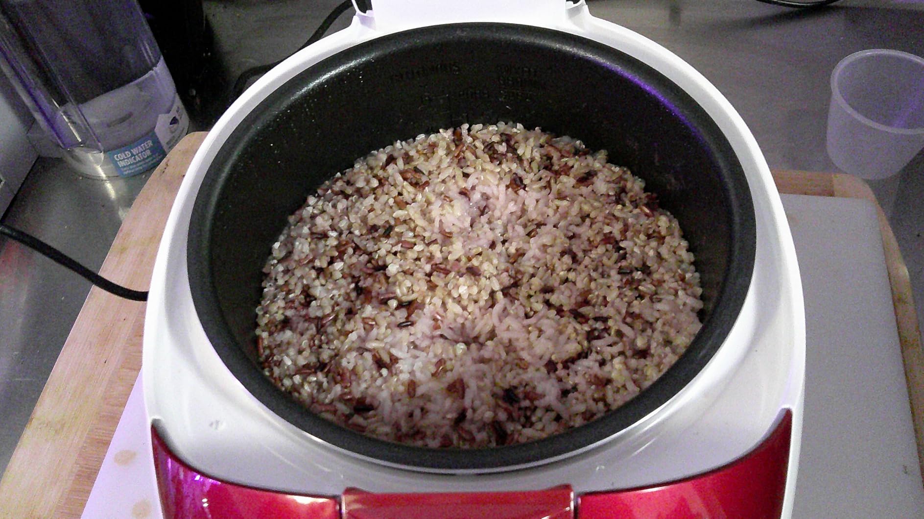 CUCKOO Micom Rice Cooker 6 Cup Uncooked / 12 Cup Cooked, Fuzzy Logic Rice Maker with Delay Timer & Keep Warm Setting, Versatile Food Steamer, Non-Stick Inner Pot, Red (CR-0655F) customer photo 1