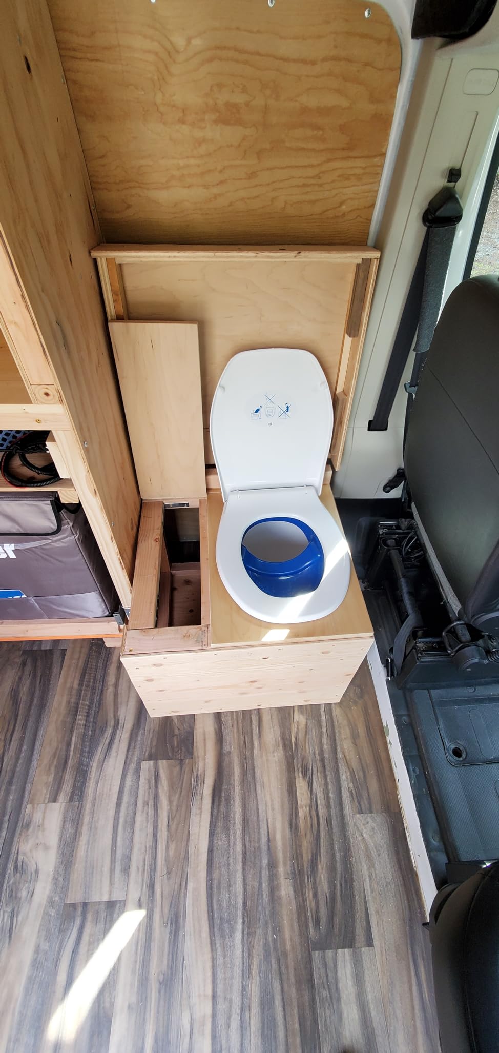 Separett Privy Urine-Separating Toilet Seat Kit | Hinged Lid, Non-Electric, For DIY Compost Toilet Builds, For Cabins, Sheds & Off-Grid customer photo 1