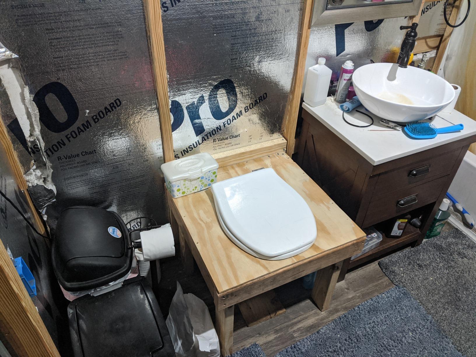 Separett Privy Urine-Separating Toilet Seat Kit | Hinged Lid, Non-Electric, For DIY Compost Toilet Builds, For Cabins, Sheds & Off-Grid customer photo 2