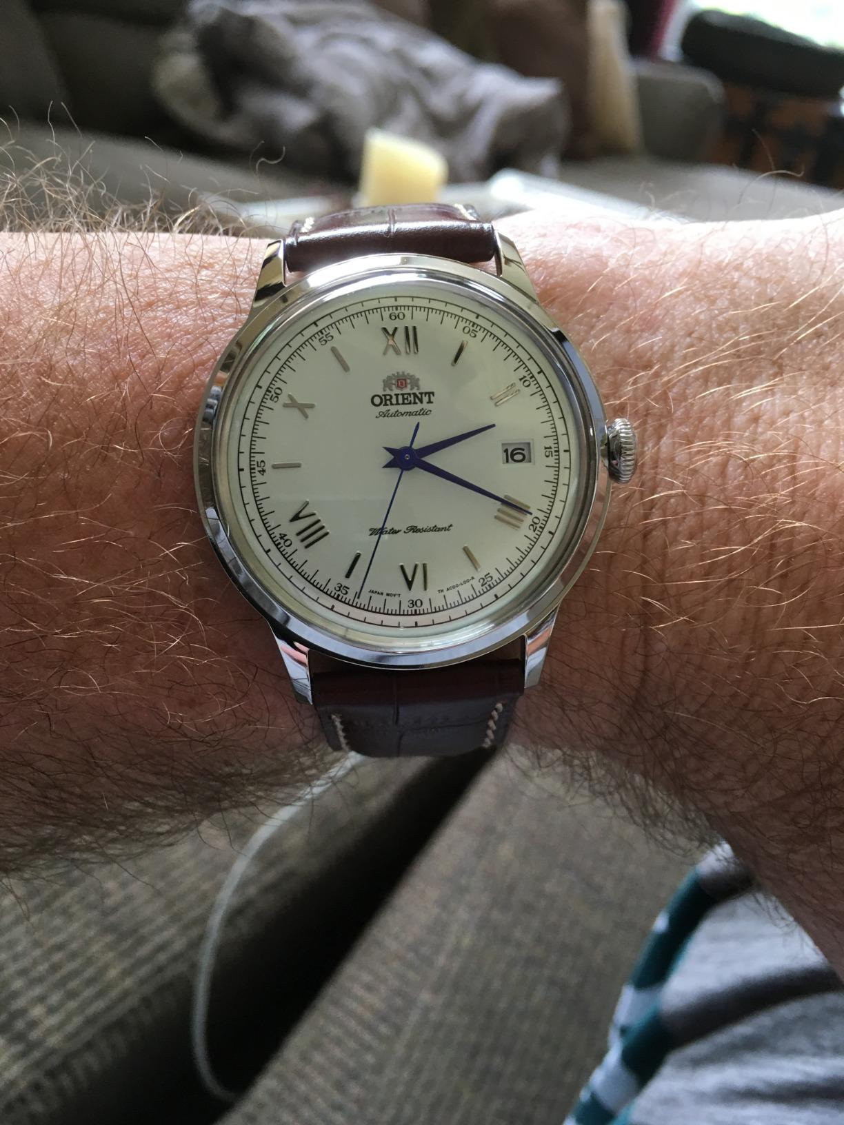 Orient Bambino Version 2 | Automatic/Hand-Winding Wrist Watch | 40.5 mm Case | Classic Watch customer photo 1