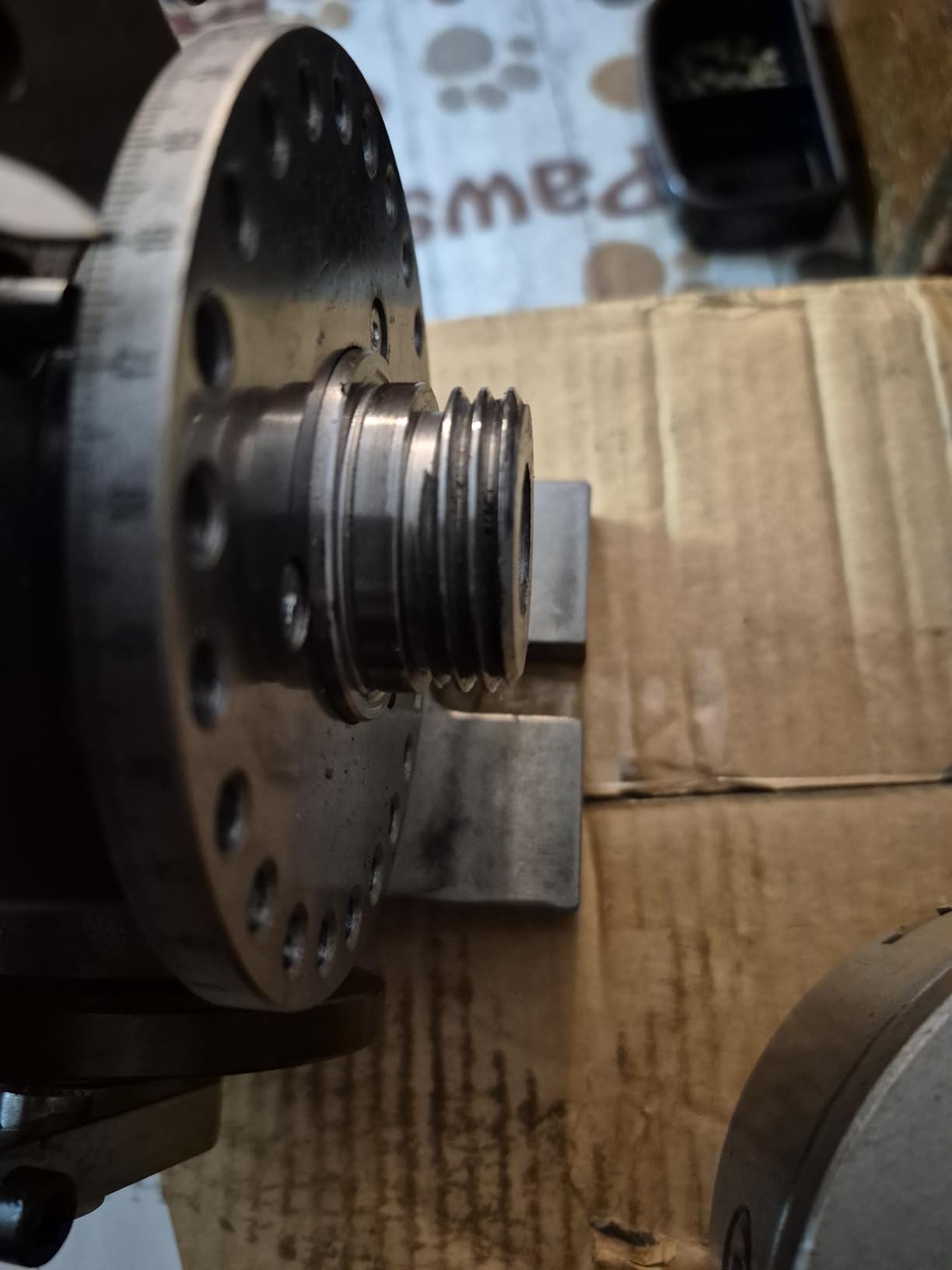 Vevor 5Inch 3 Jaw Chuck Dividing Head Set Precision Semi Universal Dividing Head for Milling Machine Rotary Table Tailstock Milling Set customer photo 2
