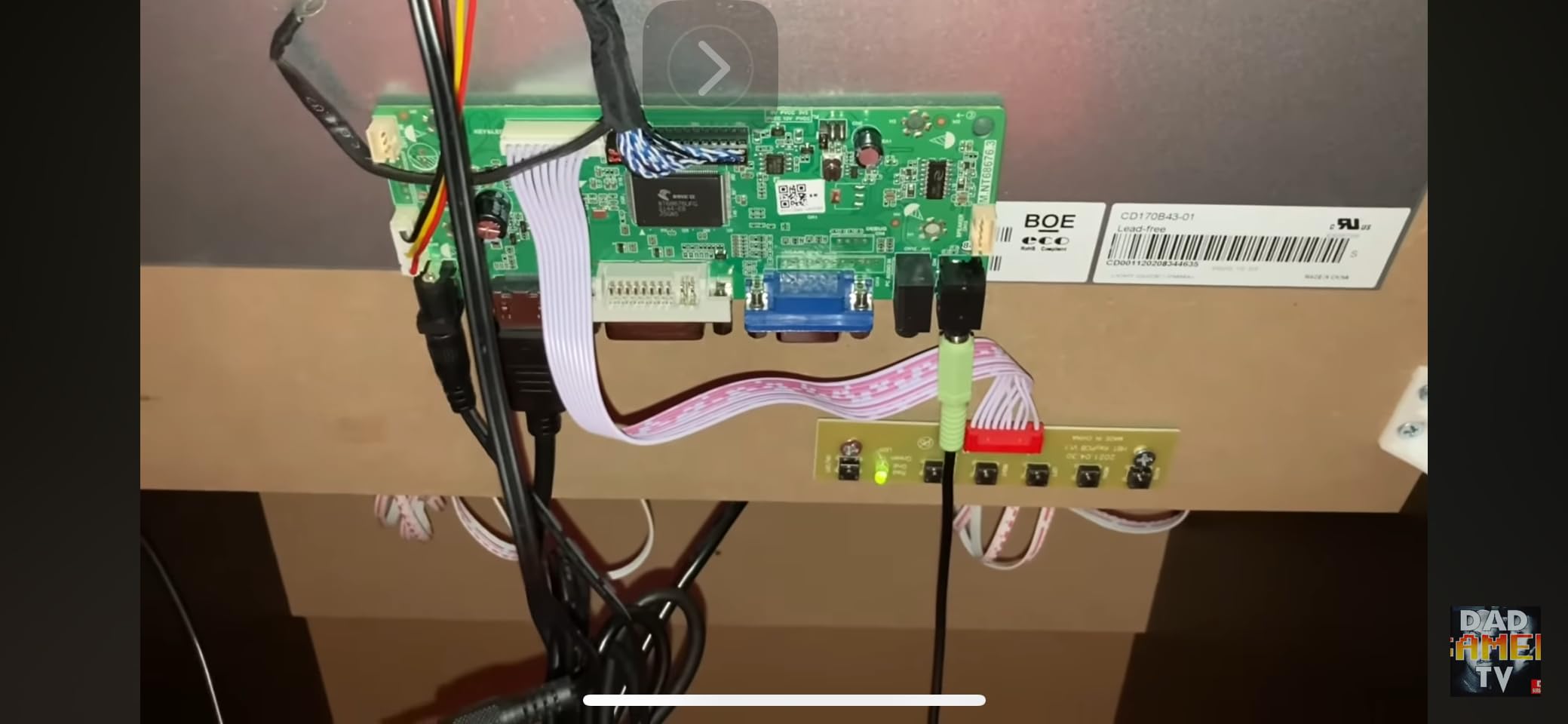 H/D VGA DVI Audio LVDs Controller Board 30 pin for 17