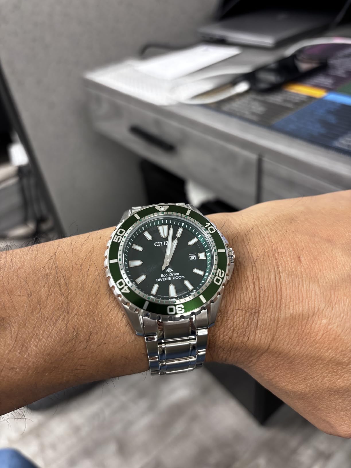 Citizen Men's Promaster Sea Eco-Drive Stainless Steel Dive Watch, ISO Compliant customer photo 2