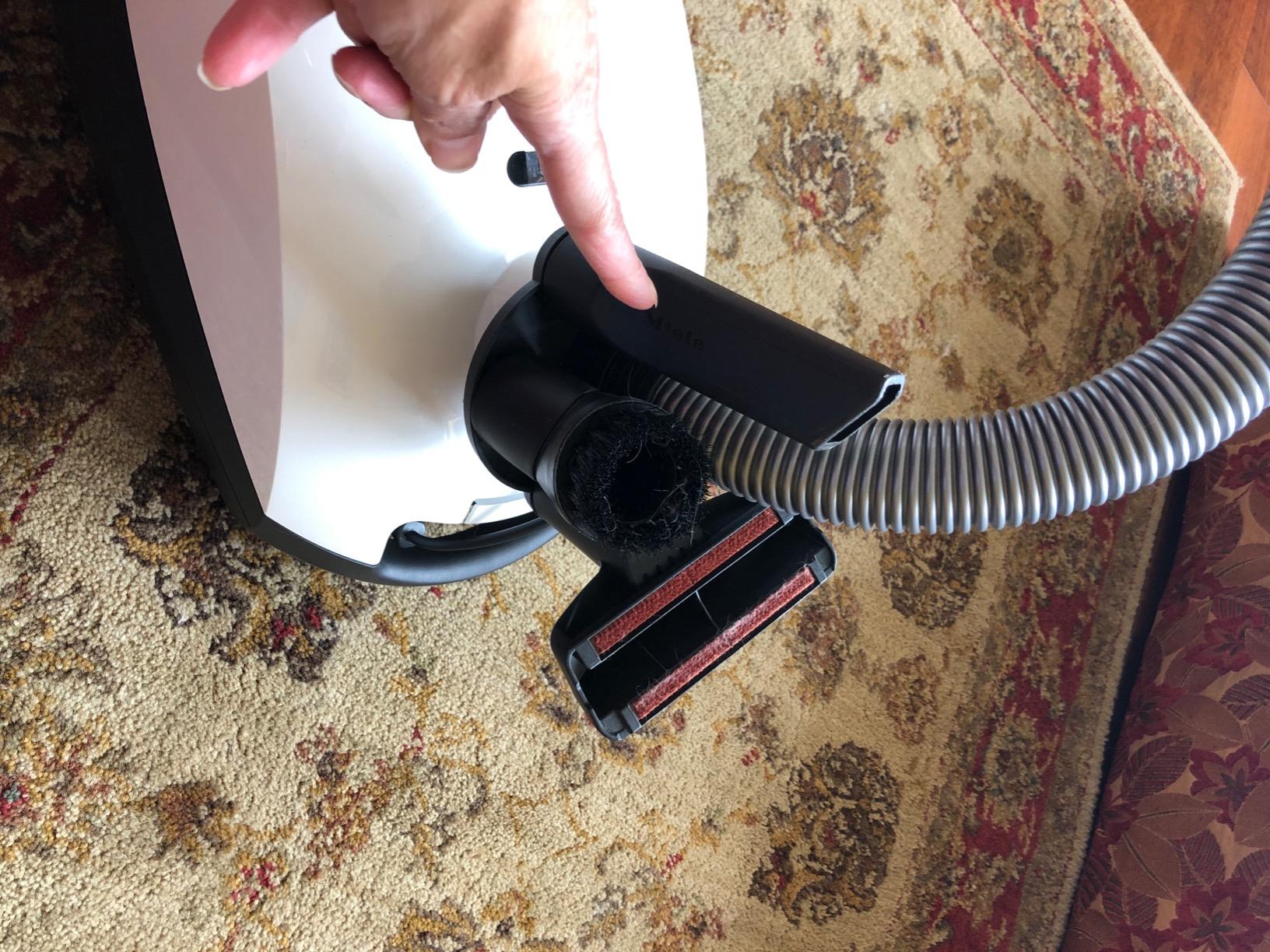 Miele Classic C1 Cat & Dog Bagged Canister Vacuum, Lotus White - Pet Hair, Portable customer photo 2