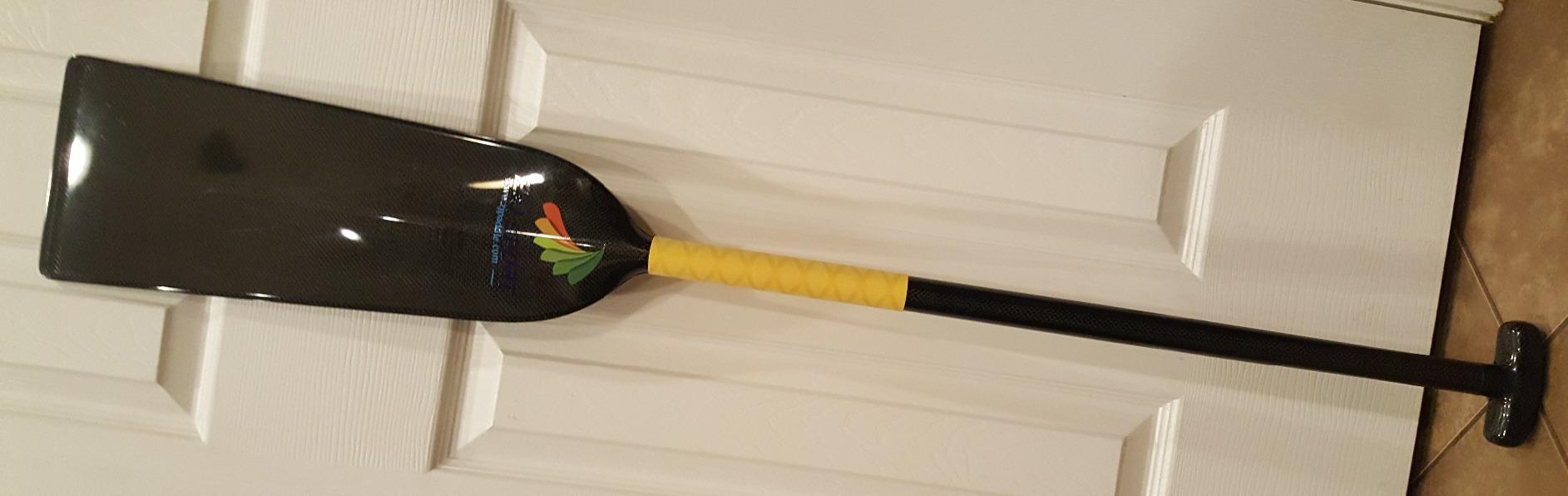 Dragon Boat Paddle Full Carbon IDBF Approved Dihedral Blade Oval Shaft customer photo 1