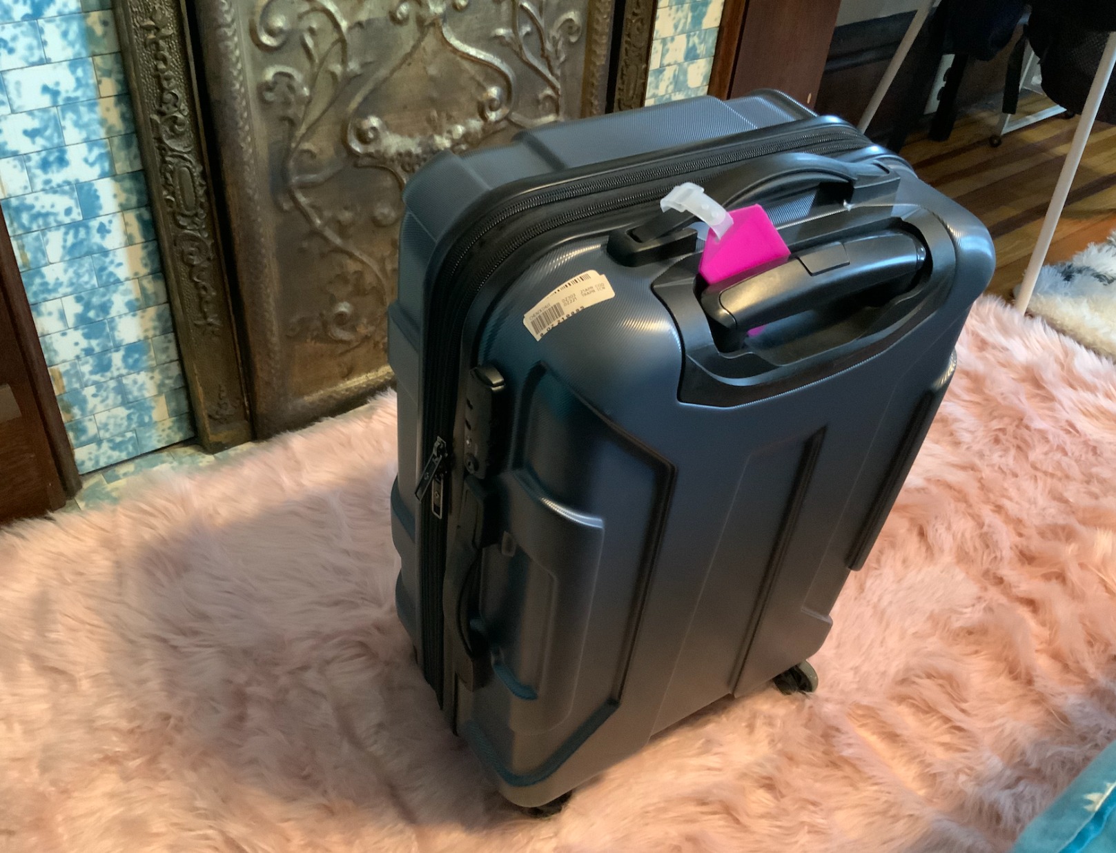 Samsonite Centric Hardside Expandable Luggage with Spinner Wheels, Caribbean Blue, 3-Piece Set (20/24/28) customer photo 2