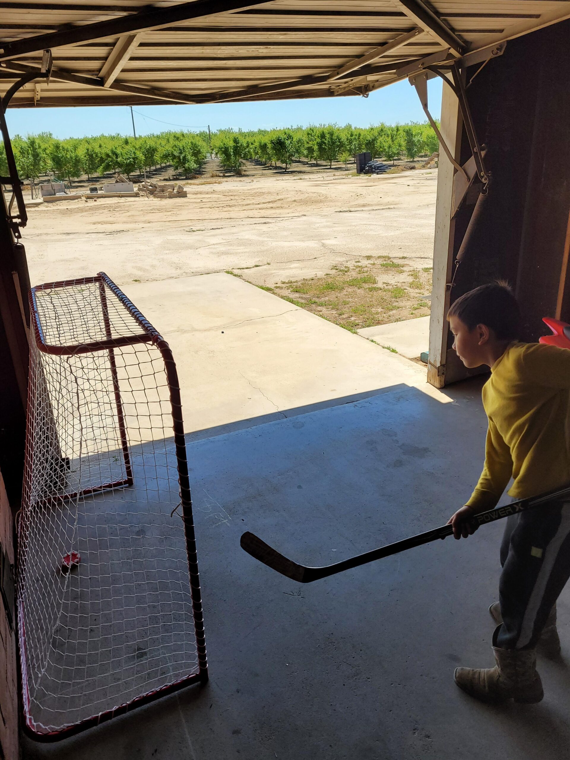 Franklin Sports Ambush Junior Street Hockey Stick - Wood and Fiberglass Shaft - ABS Blade - 46, 52, 58 customer photo 1