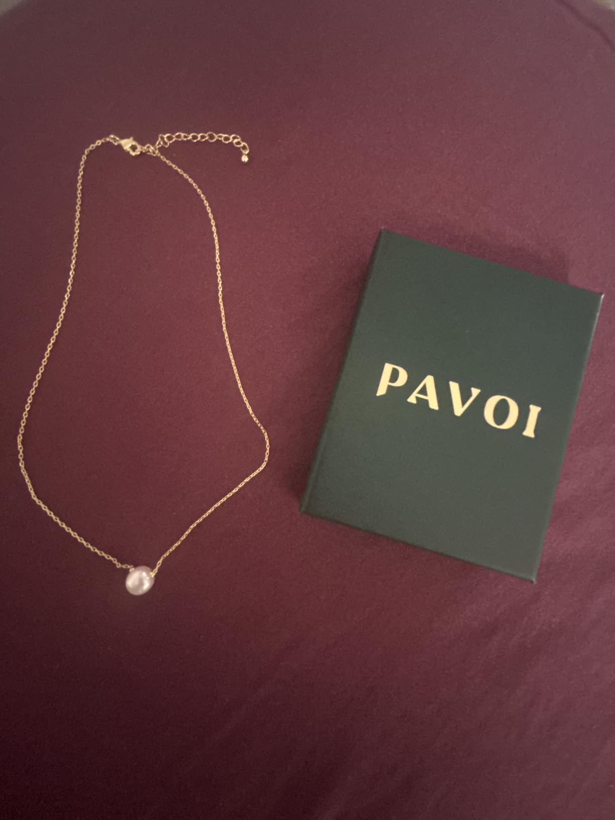 Handpicked AAA+ Freshwater Cultured Single Pearl Necklace Pendant | Gold Necklaces for Women customer photo 1