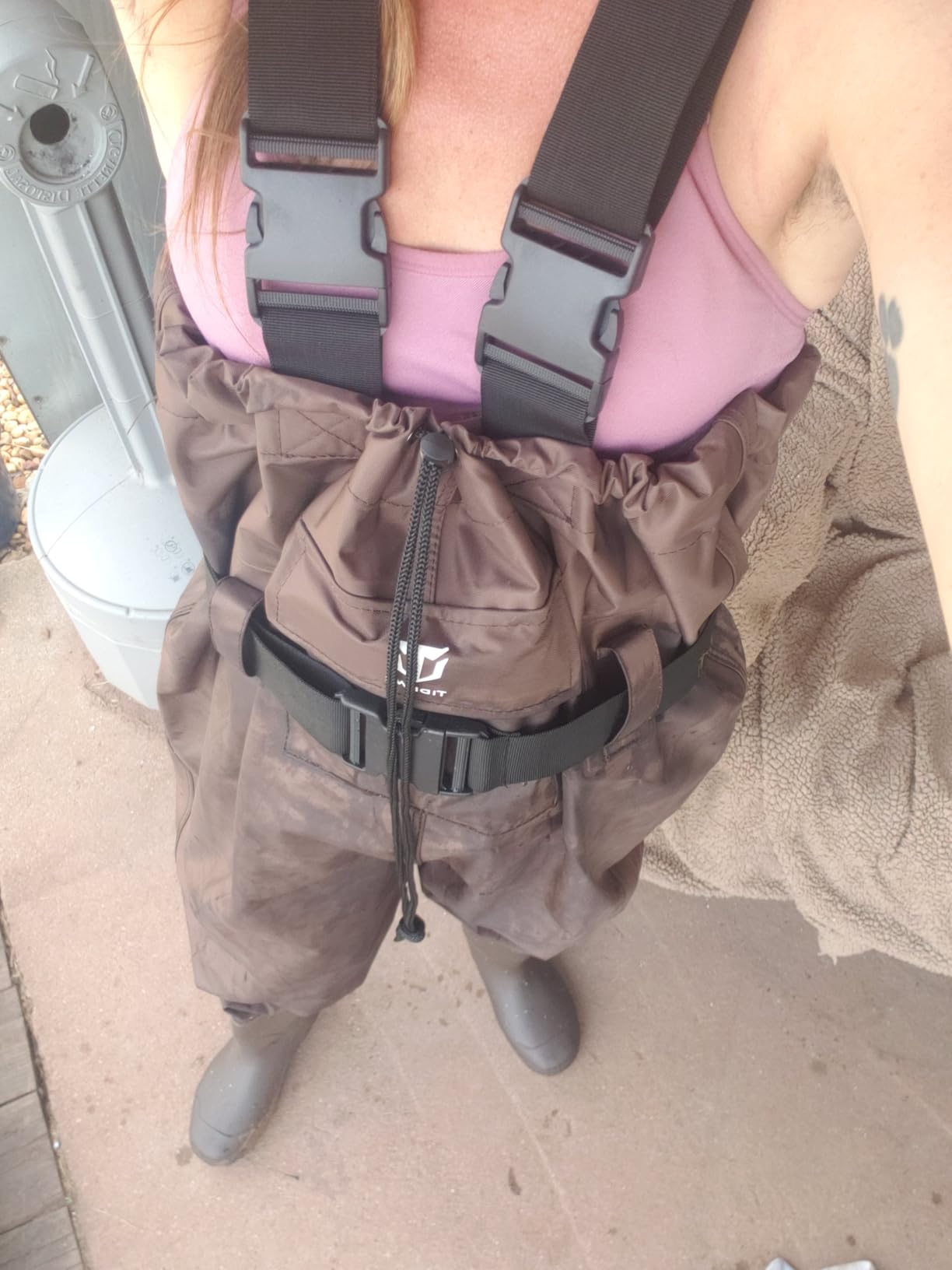 TIDEWE Chest Waders for Men Women, Waterproof Fishing Waders customer photo 1