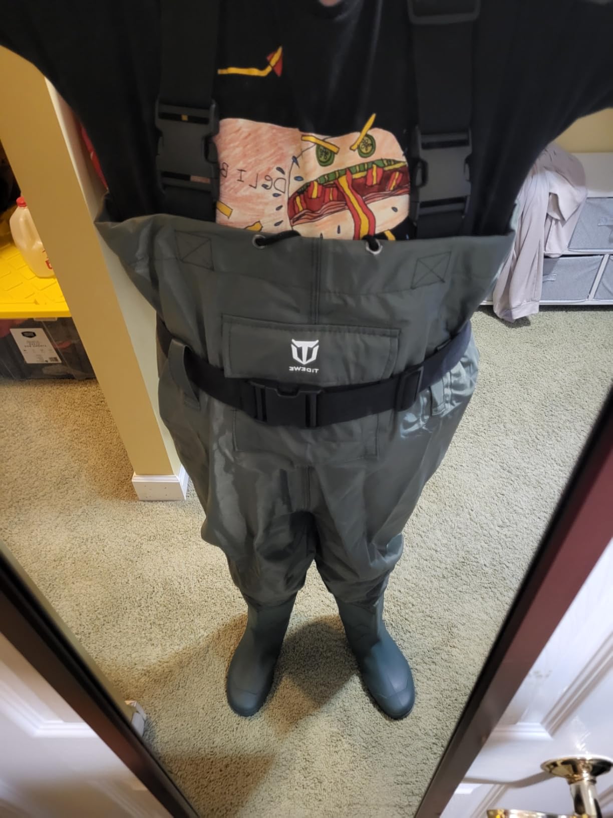 TIDEWE Chest Waders for Men Women, Waterproof Fishing Waders customer photo 2