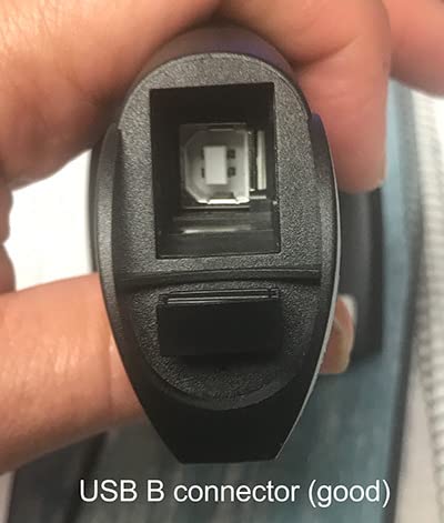 NETUM Bluetooth Barcode Scanner, Compatible with 2.4G Wireless & Bluetooth Function & Wired Connection, Connect Smart Phone, Tablet, PC, CCD Bar Code Reader Work with Windows, Mac, Android (NT-1228BC) customer photo 1