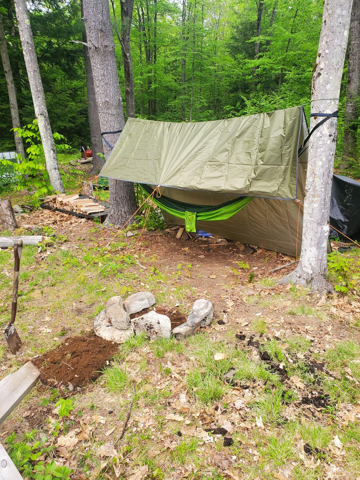 Unigear Hammock Rain Fly, 9.8ft Camping Tarp, UV Protection & Waterproof & Lightweight for Camping, Backpacking and Outdoor Adventure customer photo 1