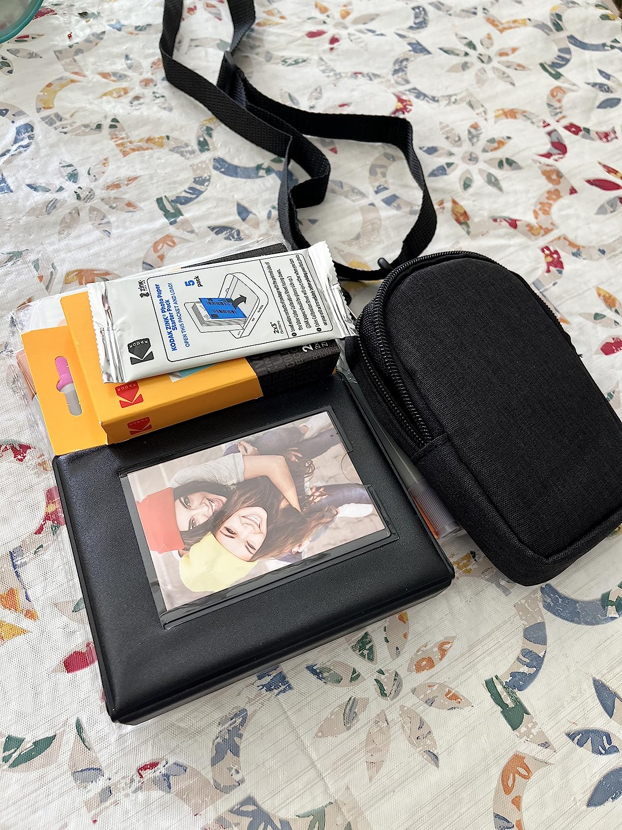 KODAK Printomatic Full-Color Instant Print Digital Camera Gift Bundle: Case + Zink 2x3