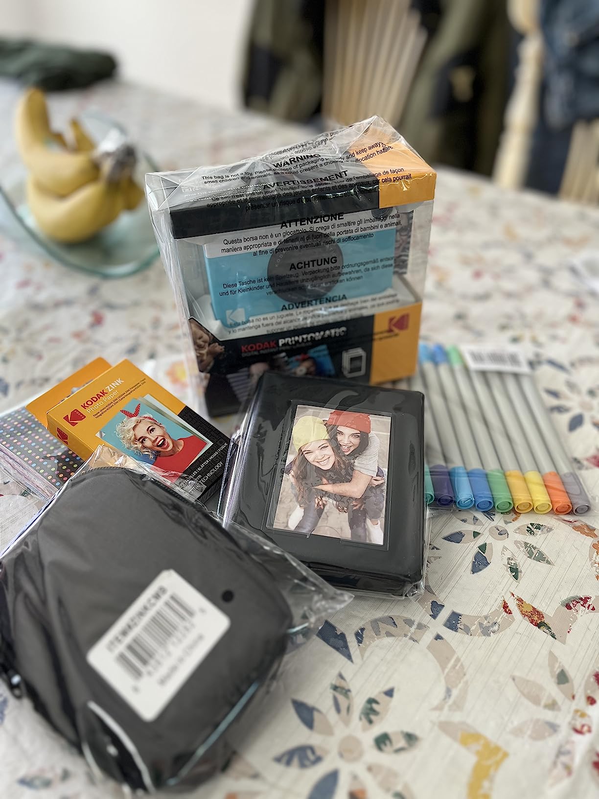 KODAK Printomatic Full-Color Instant Print Digital Camera Gift Bundle: Case + Zink 2x3
