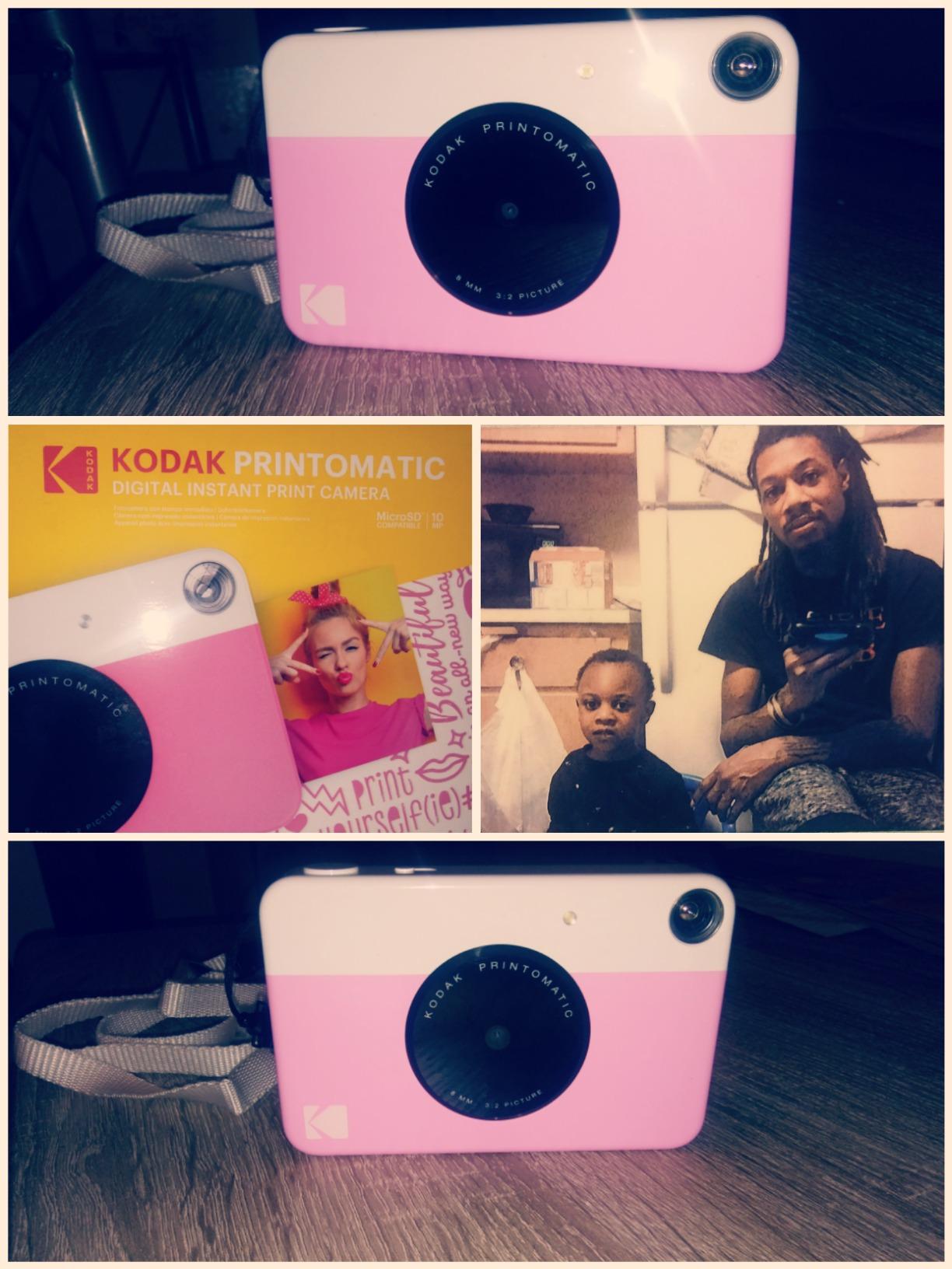 Kodak Printomatic Instant Camera Bundle (Blue) Zink Paper (20 Sheets) - Case - Photo Album - Hanging Frames customer photo 2