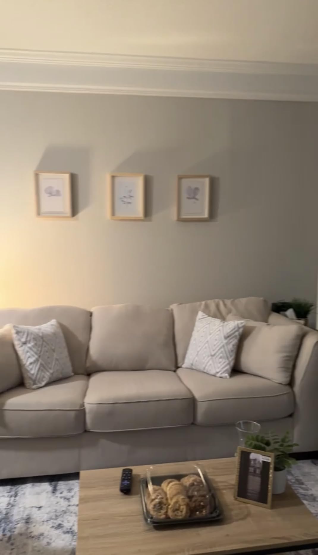 HPUK Decorative Throw Pillow Covers Set of 4, 18x18 Inch Linen-Feel Cushion Covers for Couch, Sofa, Living Room, Bedroom and Home Decor, Blue customer photo 1