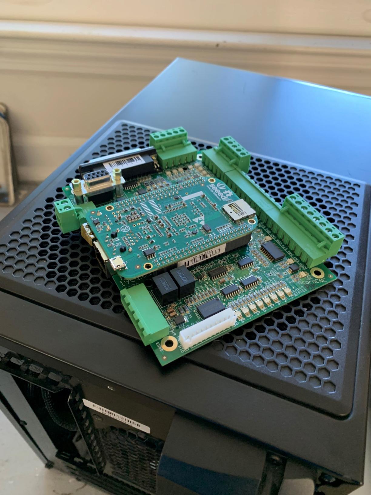 Centroid 4 axis Acorn DIY CNC motion controller kit (REV 4) with CNC software, replaces MachMotion,WinCNC,Mach3,EMC2,KCAM4,Smooth Stepper customer photo 1