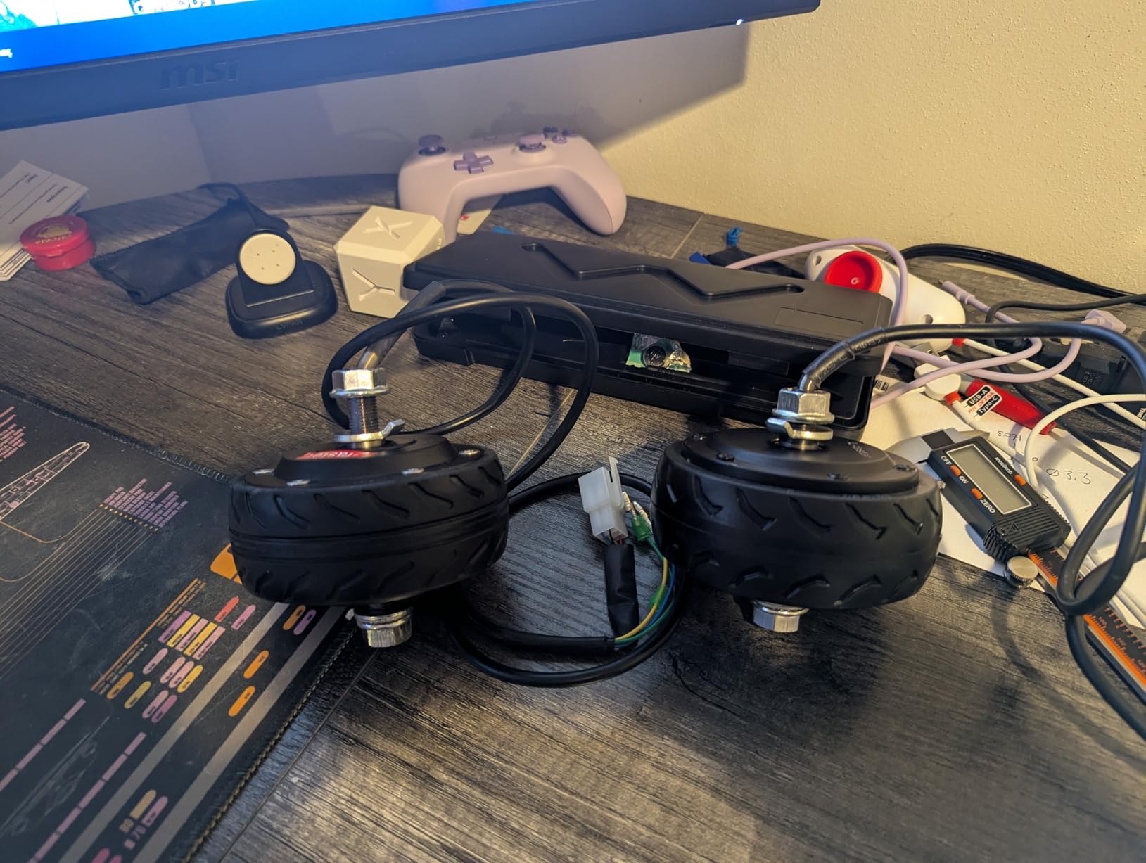 L-faster 24V/36V 200W 4 Inch Brushless Hub Motor Mini Scooter Motor Wheel 105mm Diameter Platform Gearless Motor Wheel customer photo 1