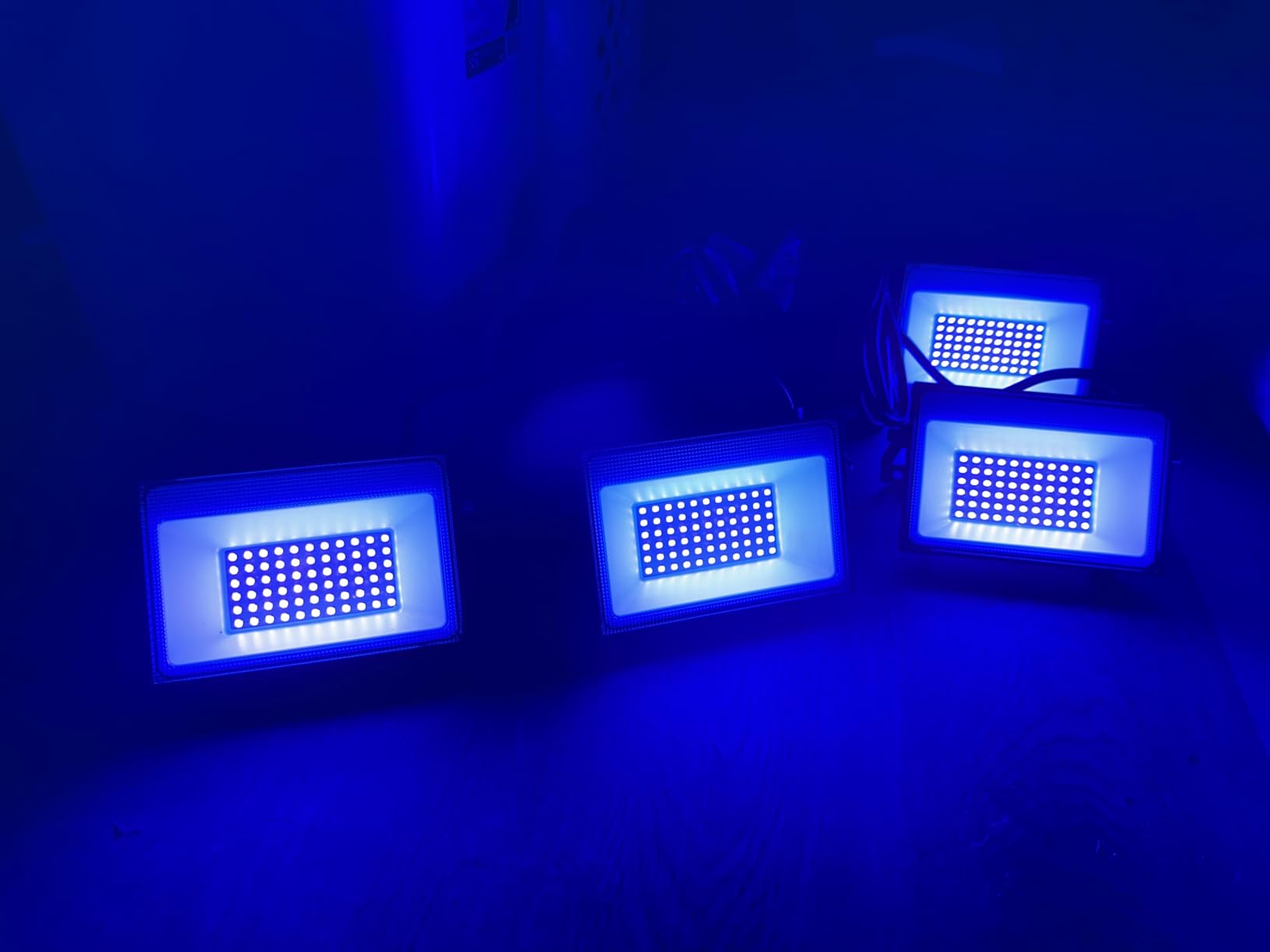Onforu 2 Pack 38W LED Black Lights, Blacklight Flood Light with Plug, IP66 Waterproof, for Halloween Party, Glow in The Dark, Stage Lighting, Aquarium, Body Paint, Fluorescent Poster, Neon Glow customer photo 1