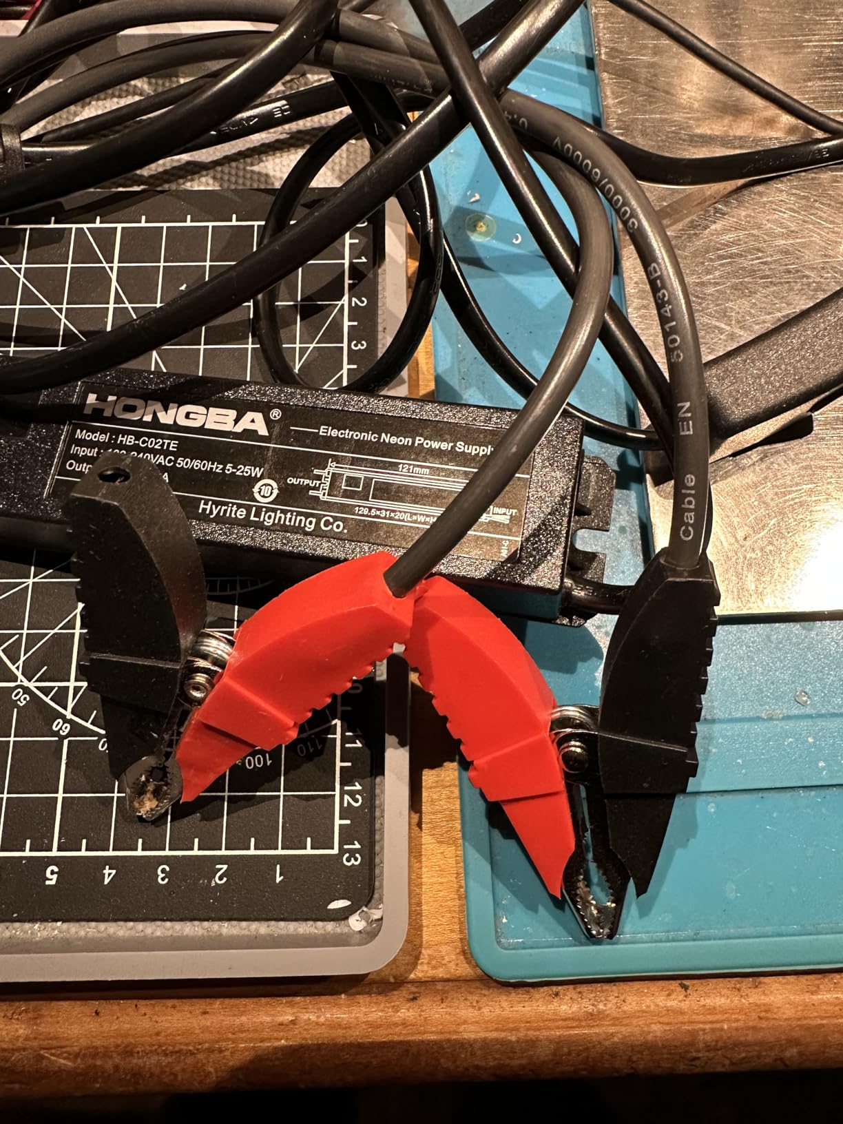 HB-C02TE 3KV Power Supply for Glass Neon Sign Light Electronic Neon Signs Lights Transformer with Black Plug customer photo 1