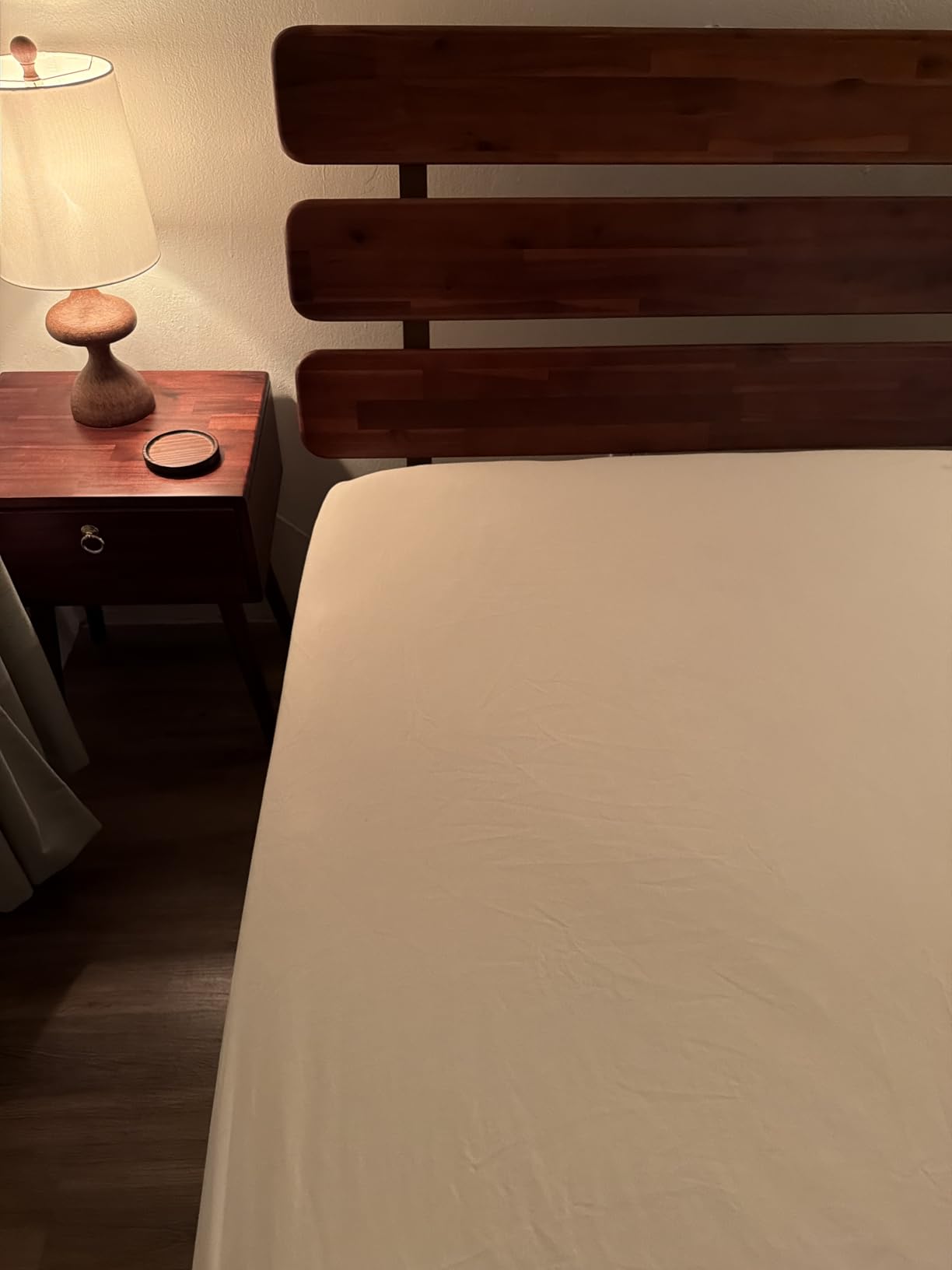 California Design Den Soft 100% Cotton Queen Sheet Set, 400 Thread Count Good Housekeeping Award Winner, Silky Sateen Weave with Deep Pockets, Long Staple Cotton Bed Sheet Set - Ivory (Pale Tone) customer photo 2