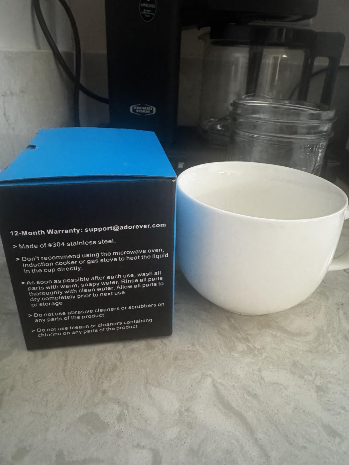 Milk Frothing Pitcher 350ml/600ml/900ml/1500ml (12oz/20oz/32oz/50oz) Steaming Pitchers Stainless Steel Milk/Coffee/Cappuccino/Latte Art Barista Steam Pitchers Milk Jug Cup with Art Pen, 12oz customer photo 1
