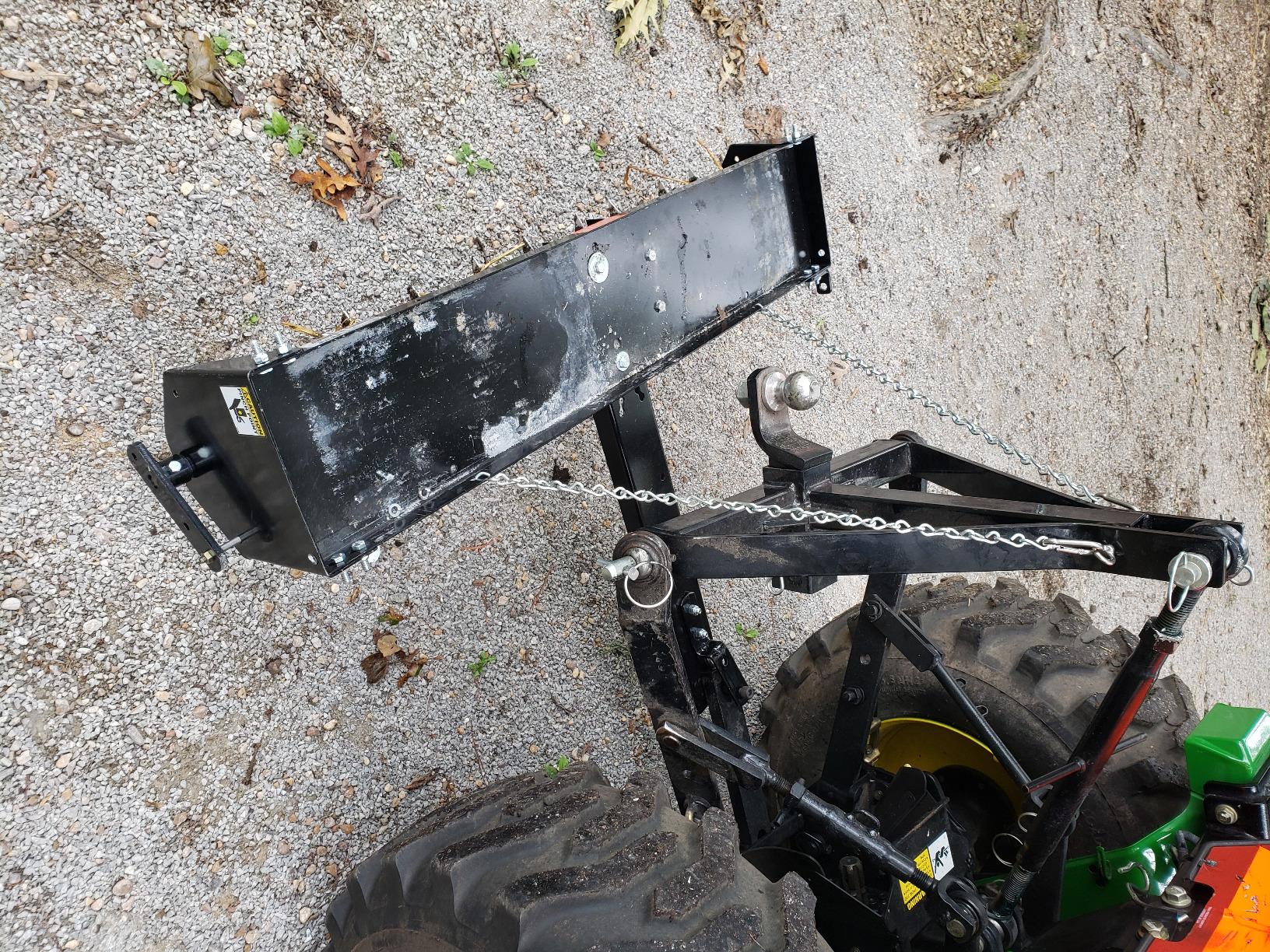 Agri-Fab 45-0544 40 inch Tow Behind Spike Aerator for Aerating Lawns; 10 Galvanized Steel Spike Disks, Universal Hitch, Black customer photo 1