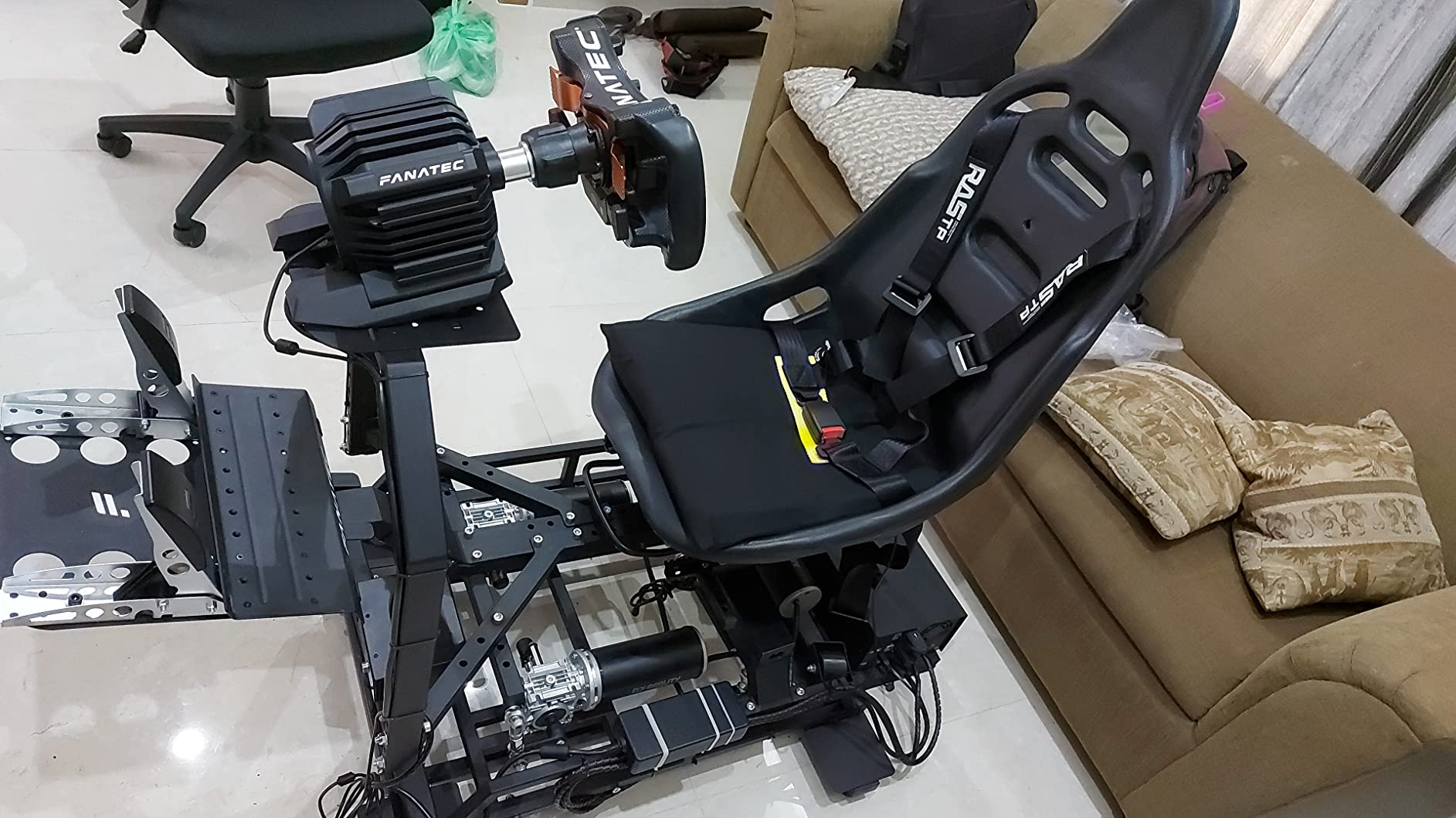 DOF Reality Motion Simulator Platform H3 (3 Movements Axis) Flight, Racing car Plane Cockpit customer photo 2