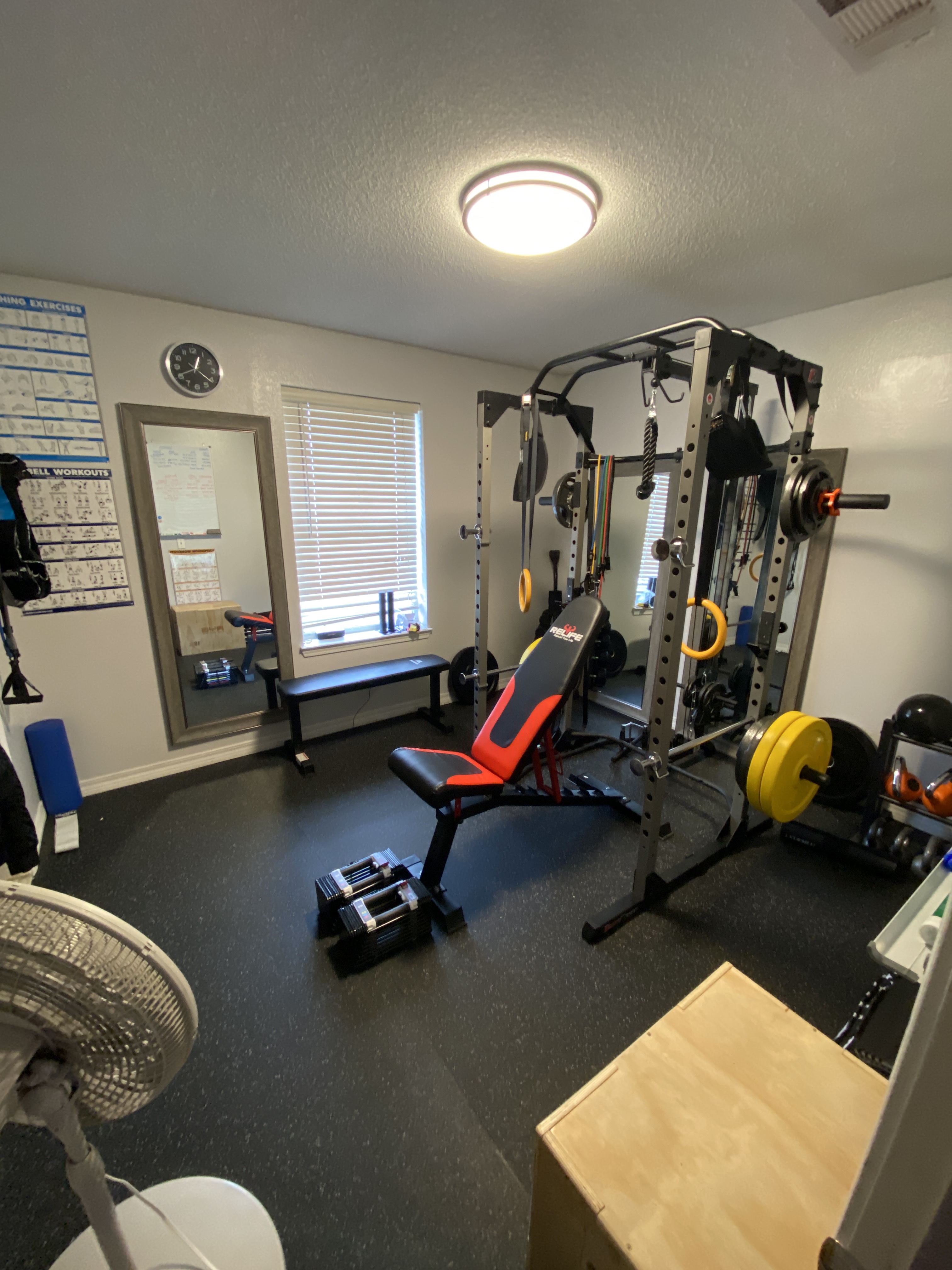 IncStores Tough Mats - Rubber Gym Flooring Roll, Heavy Duty Recycled Rubber Floor Mats for Home Gym customer photo 1