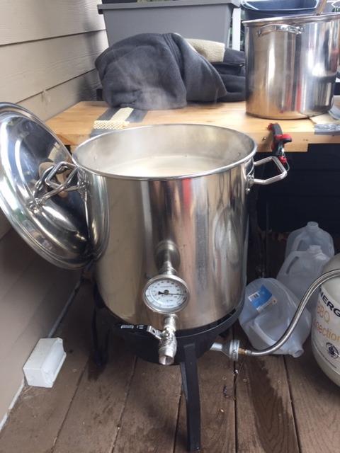 CONCORD Stainless Steel Home Brew Kettle Stock Pot (Weldless Fittings) (20 QT/ 5 Gal) customer photo 2