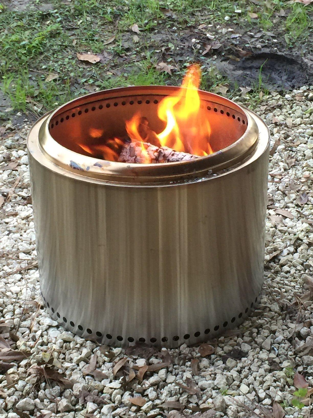 Solo Stove Ranger Stand - Durable 304 Stainless Steel, Heat-Resistant, Portable Elevated Fire Pit Accessory for Safe Use on Decks and Camping - Ideal for Smokeless Fire Pits and Outdoor Fireplaces customer photo 1