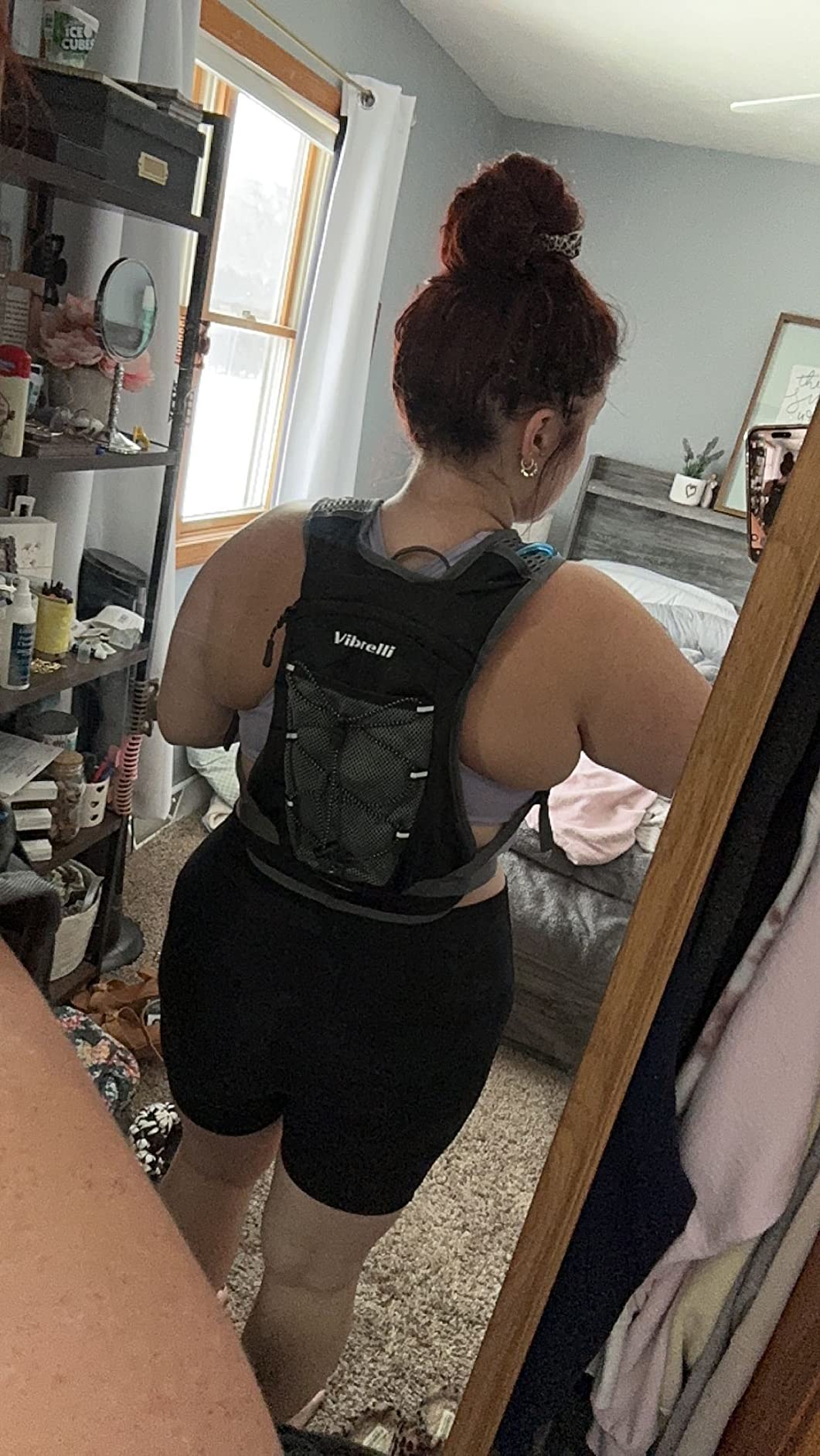 Vibrelli Hydration Backpack & 2L Hydration Bladder - High Flow Bite Valve - Hydration Pack for Cycling, Running, Hiking customer photo 2
