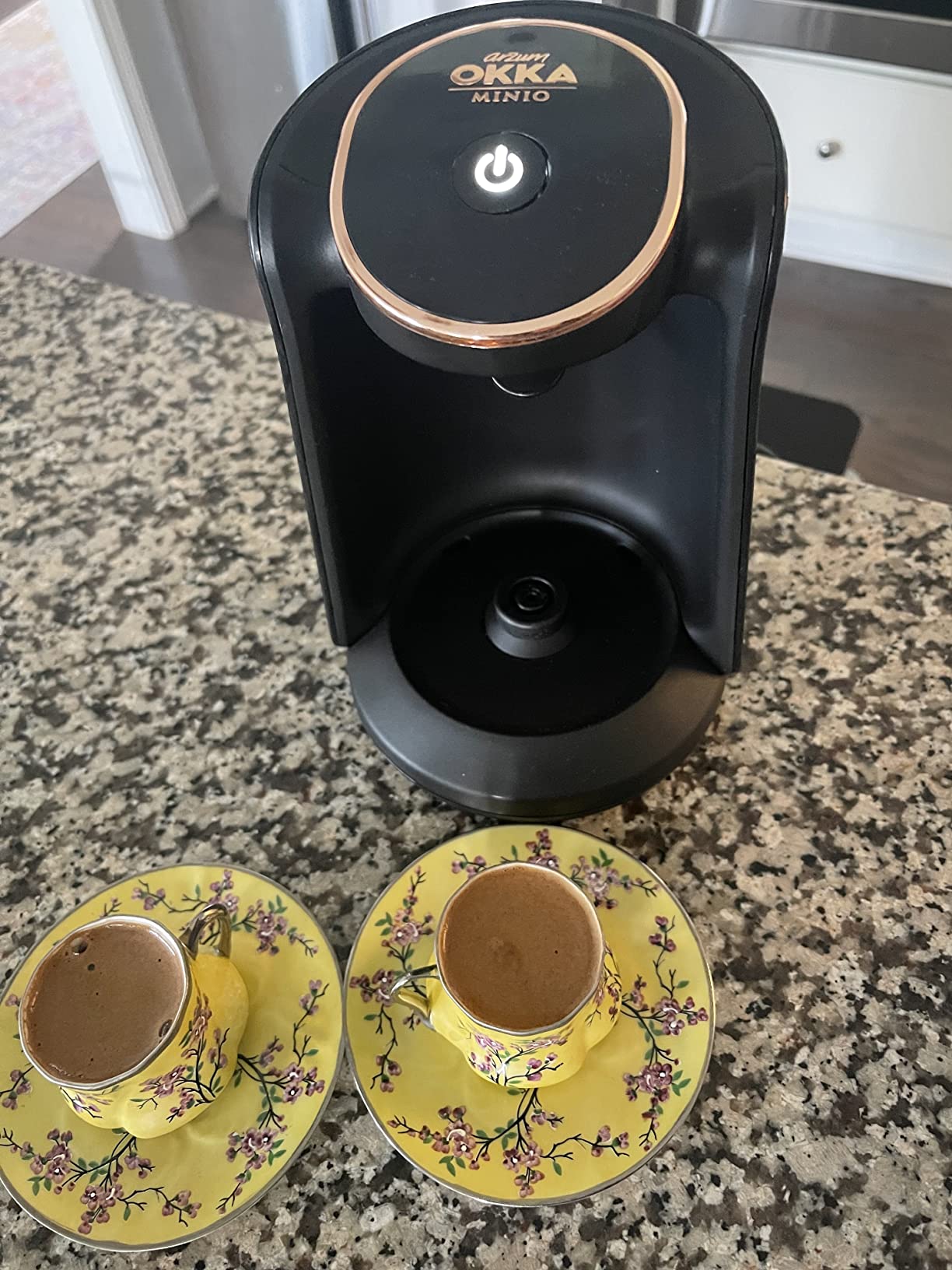 Arzum Okka Minio Automatic Turkish/Greek Coffee Machine, USA 120V Ul, black/Silver, 4 cups customer photo 2