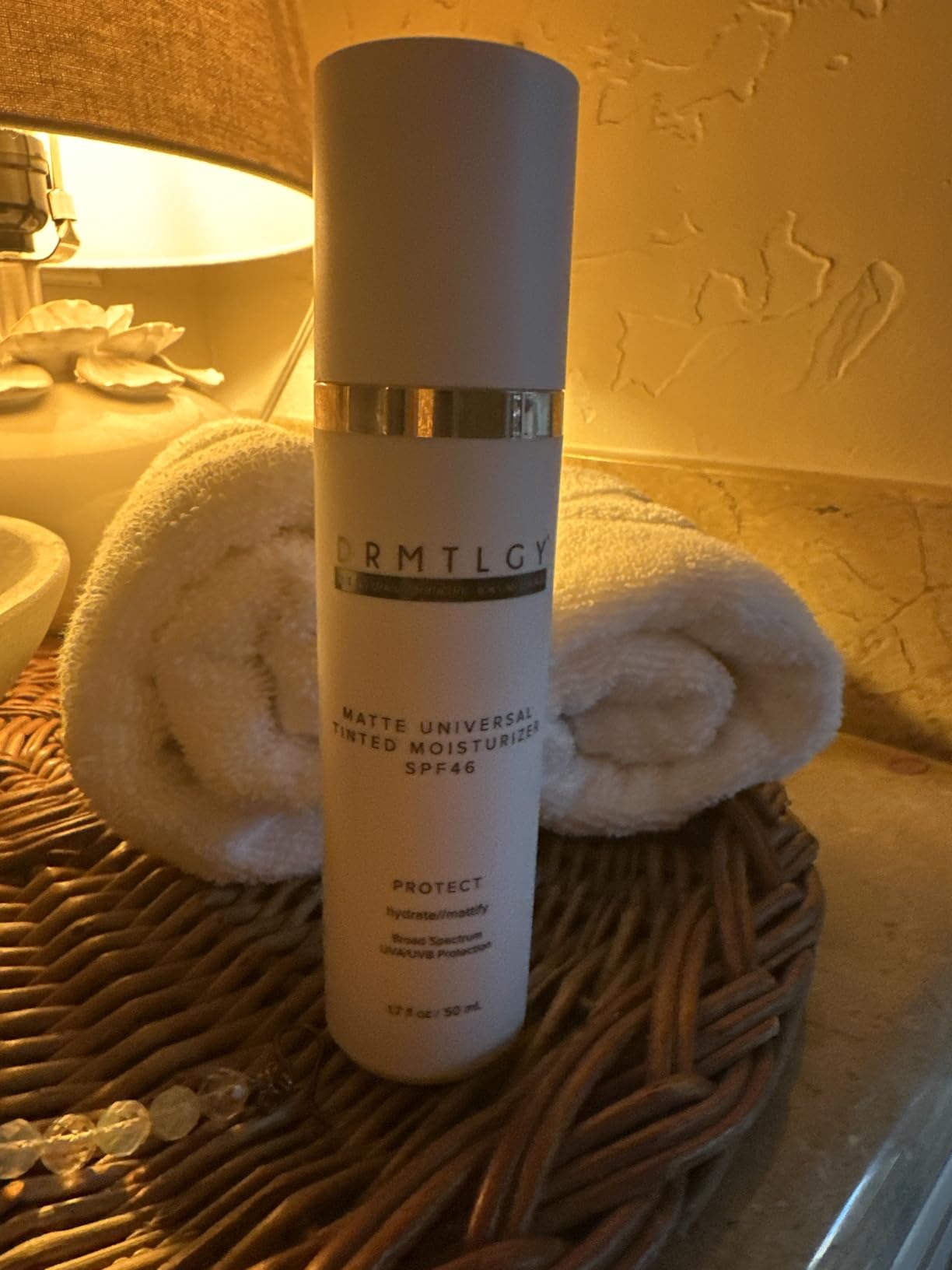 DRMTLGY Universal Tinted Moisturizer SPF 46 - Hydrating Dewy Tinted Sunscreen for Face with Zinc Oxide & Octinoxate - Niacinamide & Hyaluronic Acid customer photo 1