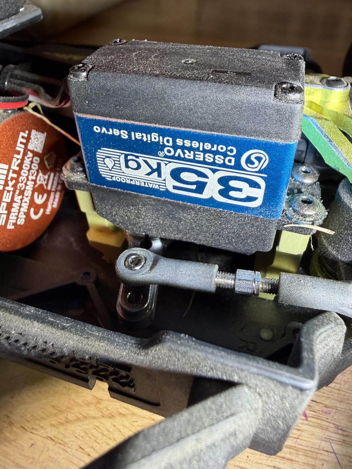 ZOSKAY 35KG high Torque Coreless Motor servo Metal Gear Digital and Stainless Steel Gear servo arduino servo for Robotic DIY, RC car (Blue/35KG 270 Degree) customer photo 2